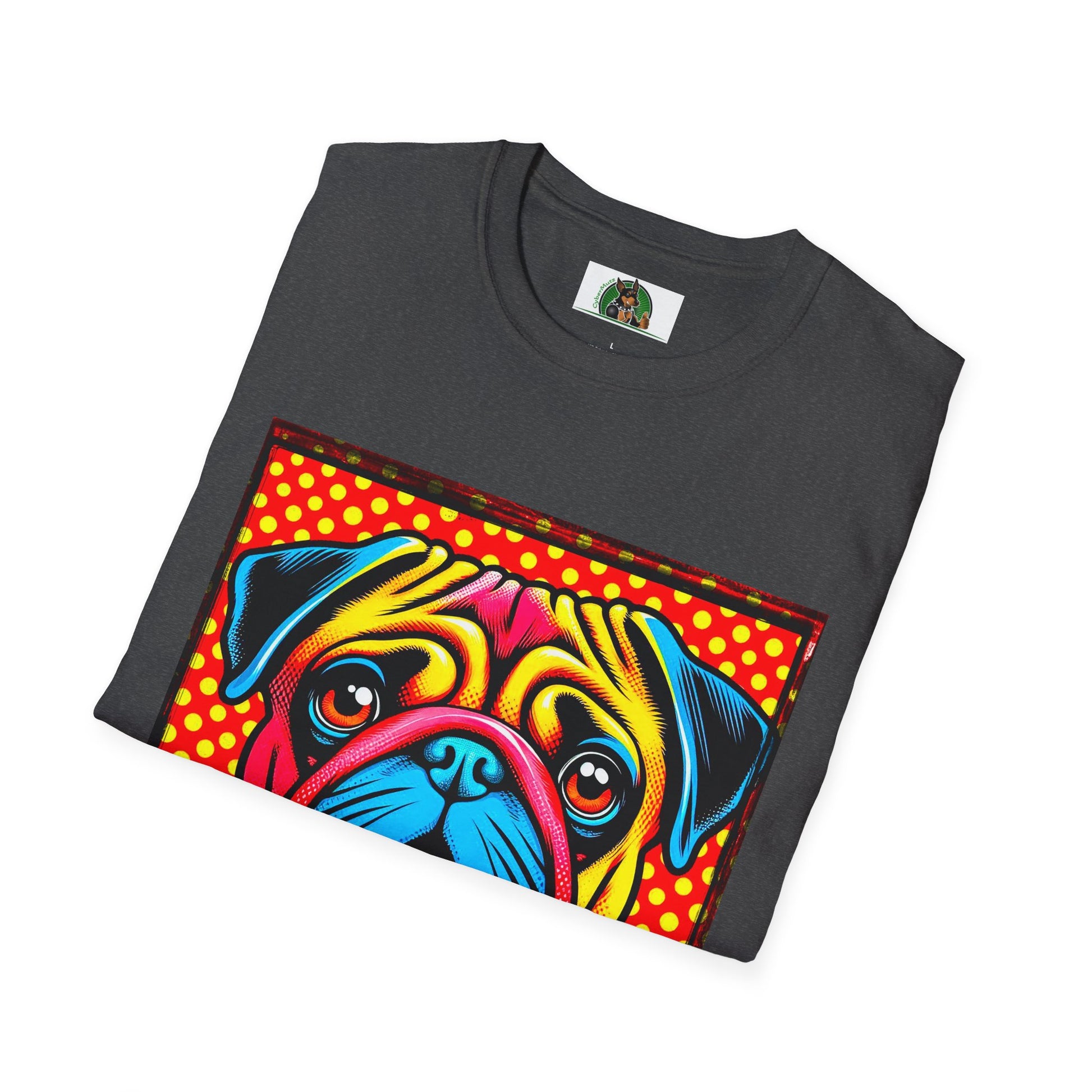 Pugs Pop Art T-Shirt T-Shirt Printify