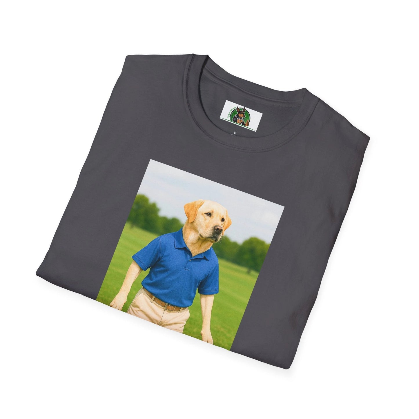 Labrador Retriever Golf T-Shirt — Sports Dog Tee for Dog Lovers T-Shirt Printify