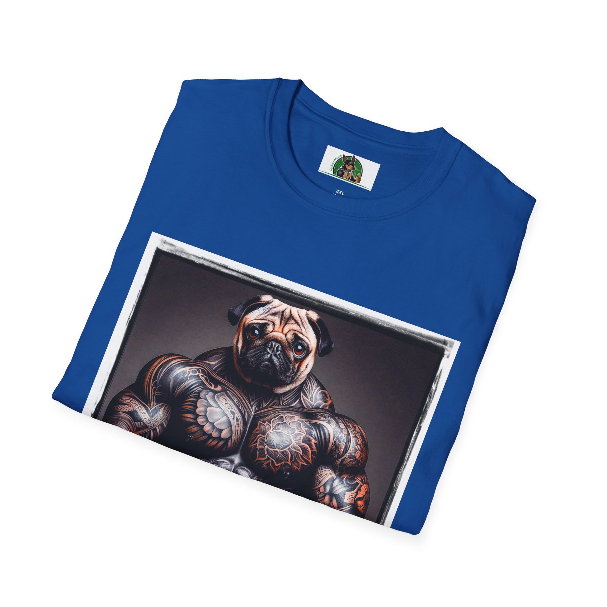 Pugs T-Shirt Printify   