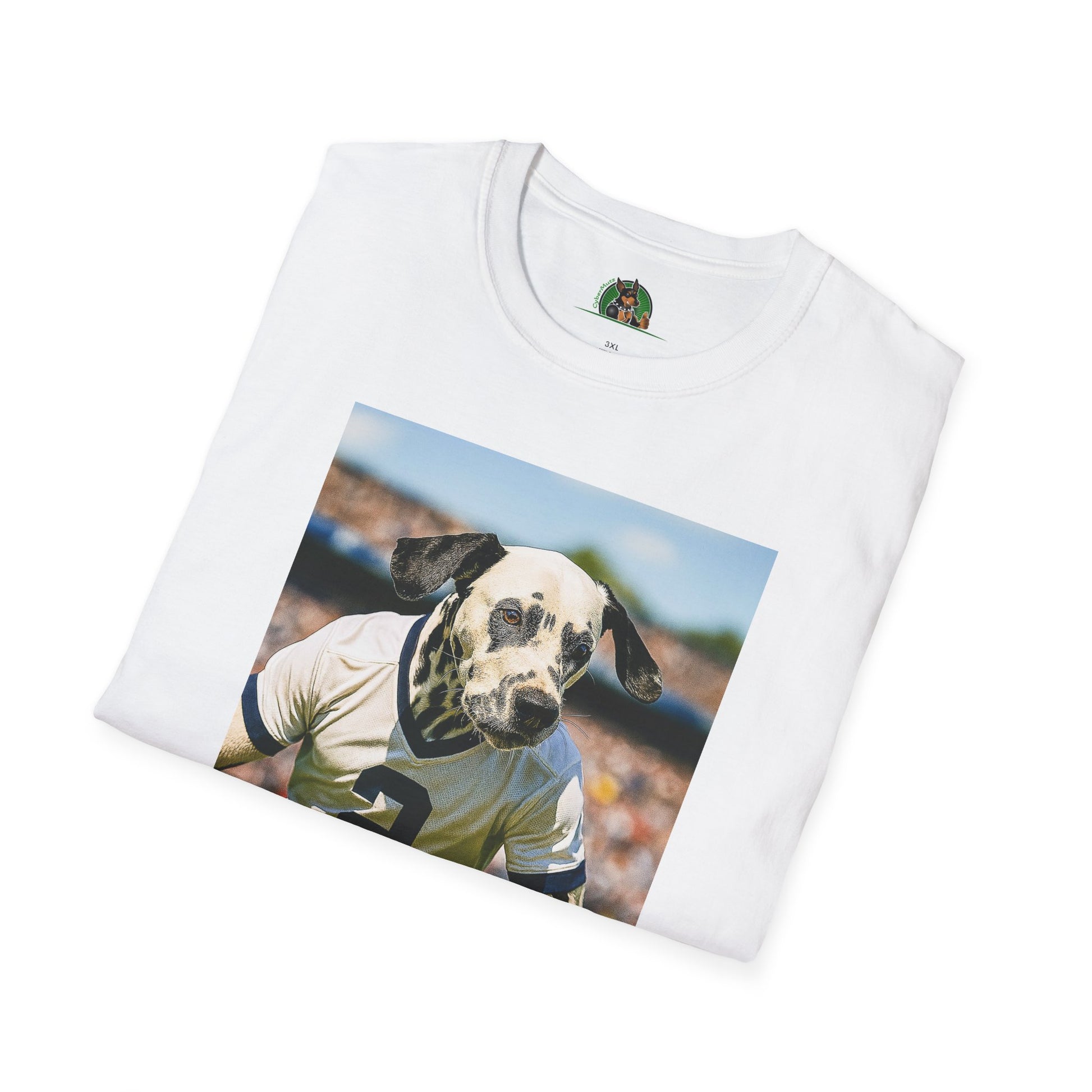 Sports Soccer Dalmatian Unisex T-Shirt T-Shirt Printify