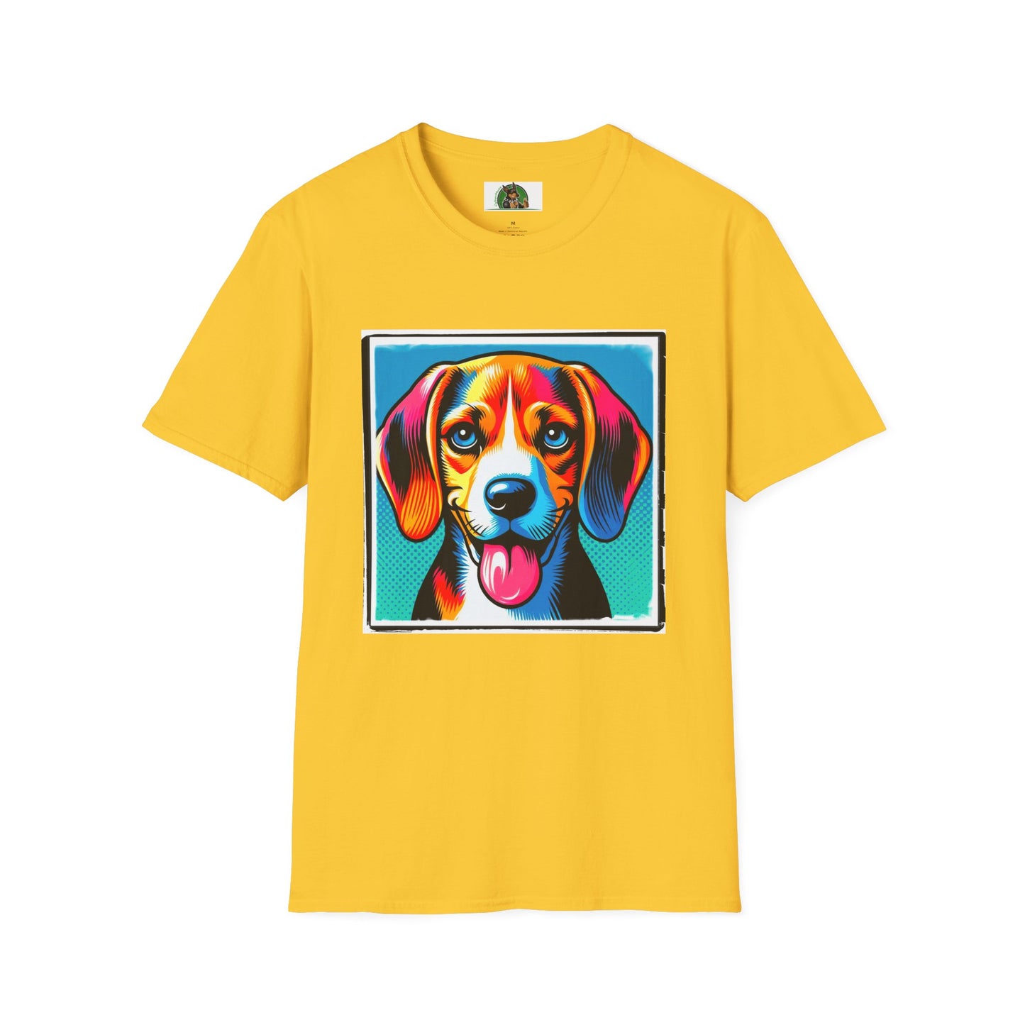 Beagle Pop Art Pic T-Shirt Printify S Daisy 