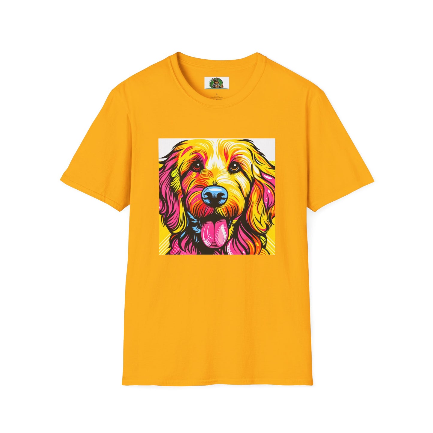 Golden Doodle T-Shirt Printify S Gold