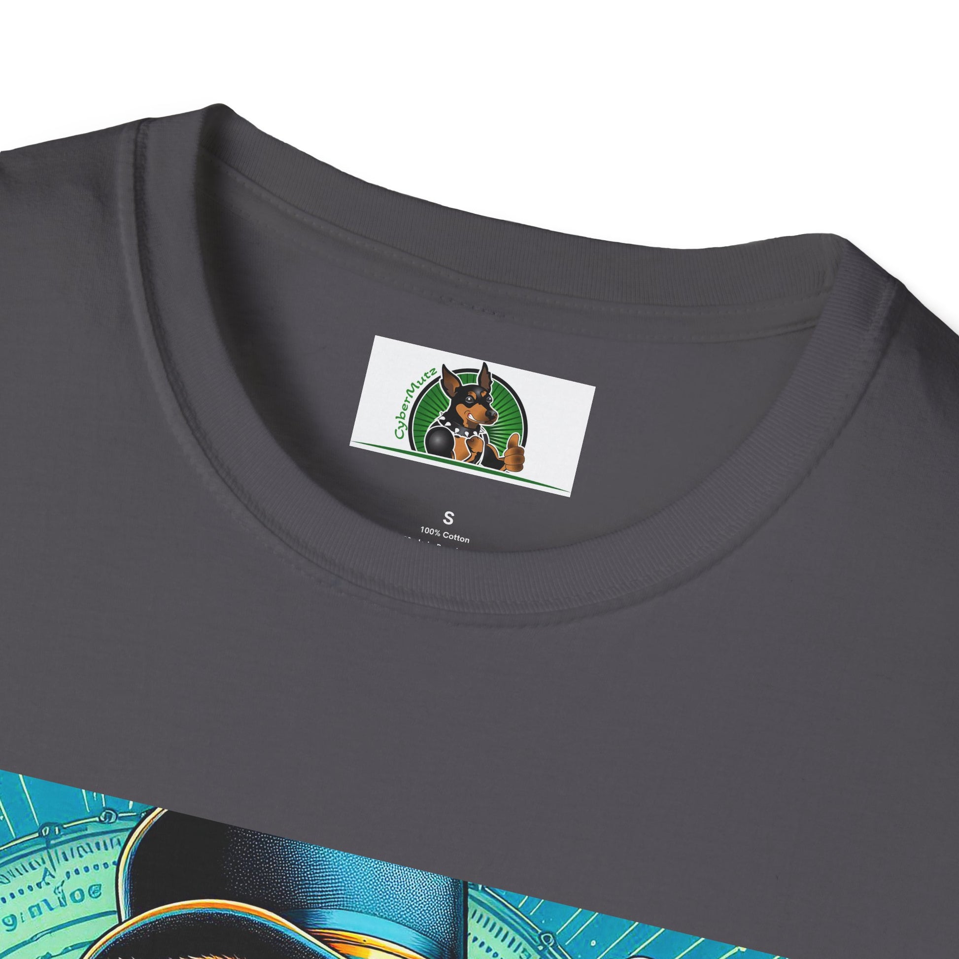 Jack Russell Steampunk And Train T-Shirt Printify