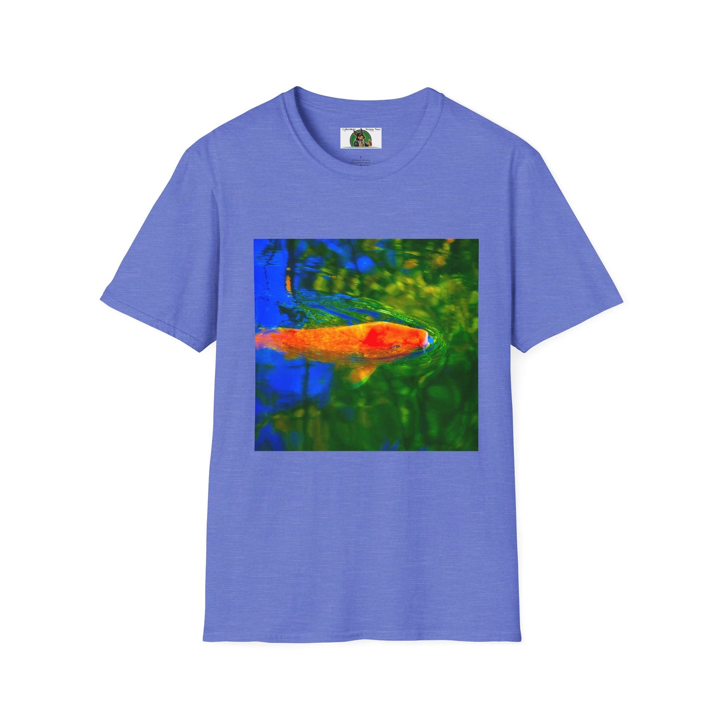 Mis·cel·la·ne·ous Koi T-Shirt Printify S Heather Royal 