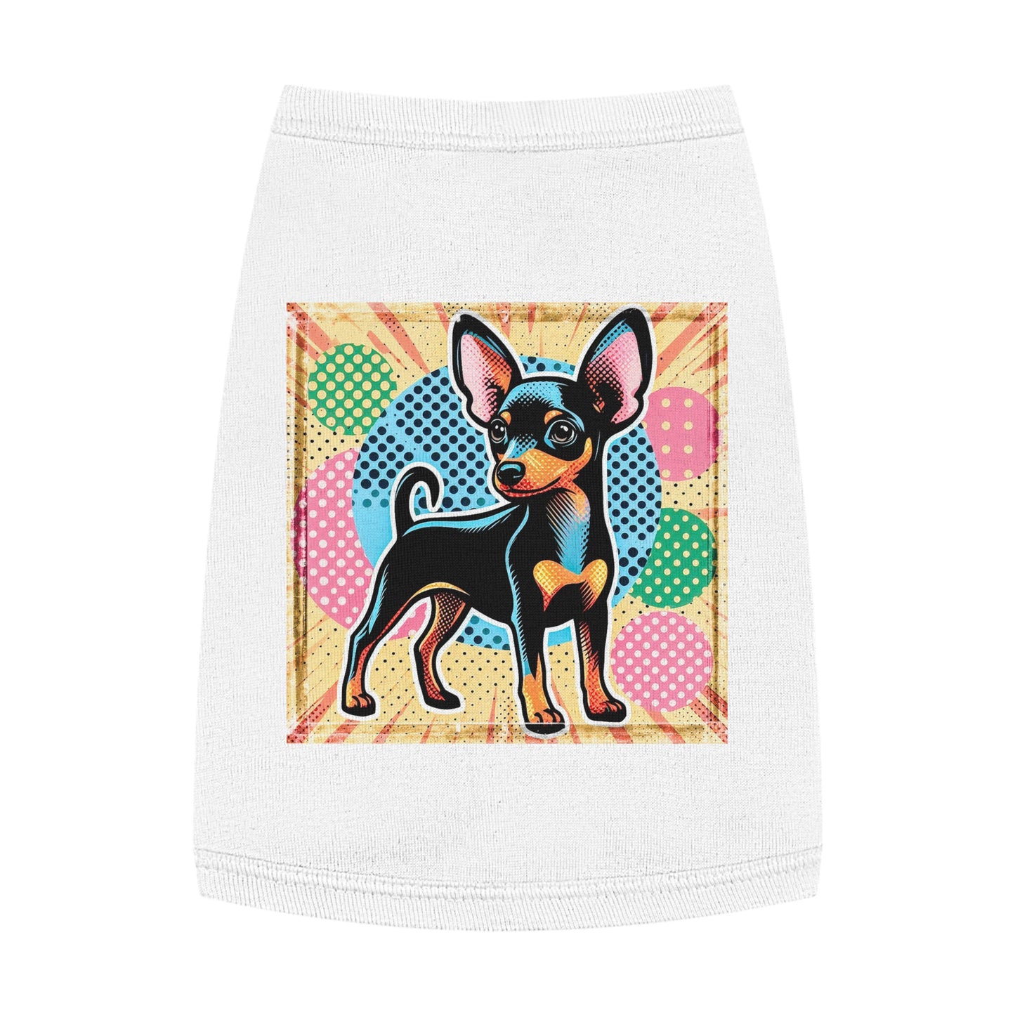 Dog Tank Top - Min Pin Tank Tops Pets Printify   