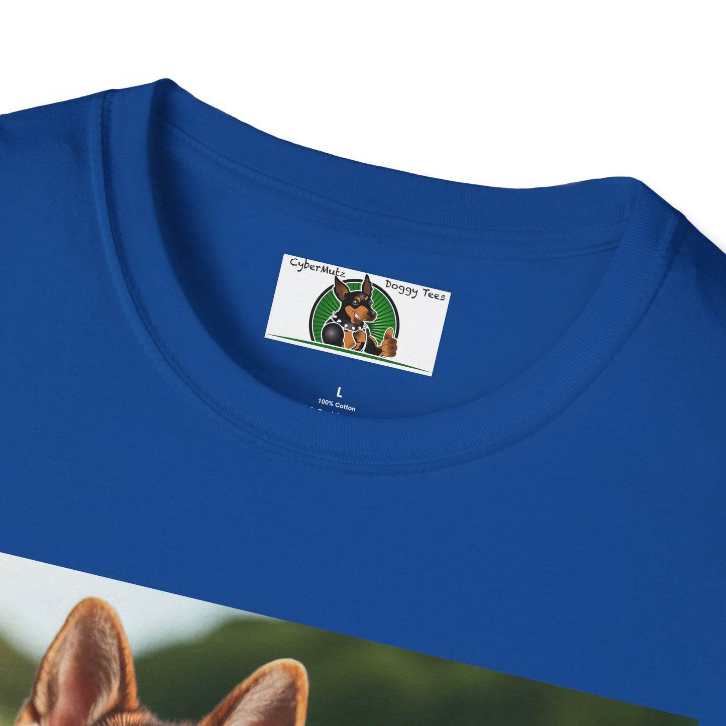 German Shepherd in a Wacky Little Car T-Shirt Printify   