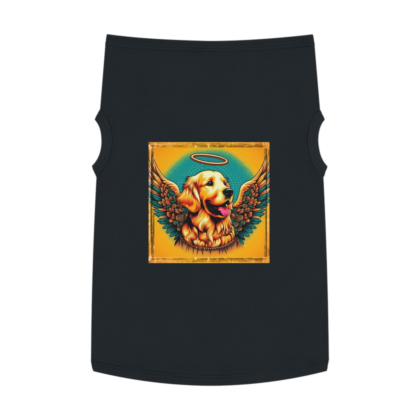 Golden Retriever pet tank top Pets Printify   