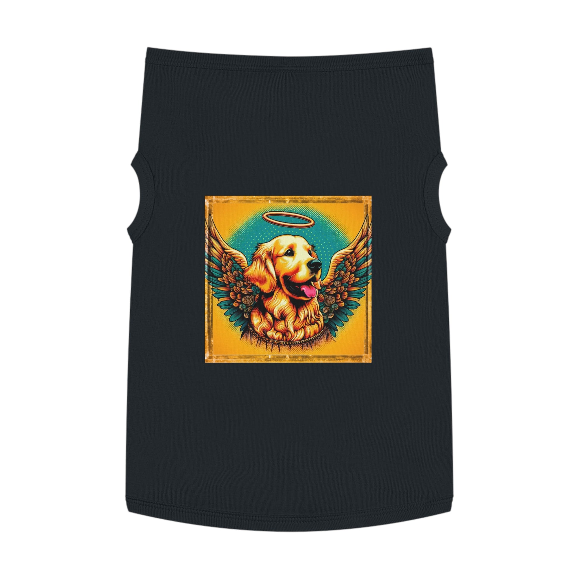 Golden Retriever pet tank top Pets Printify   