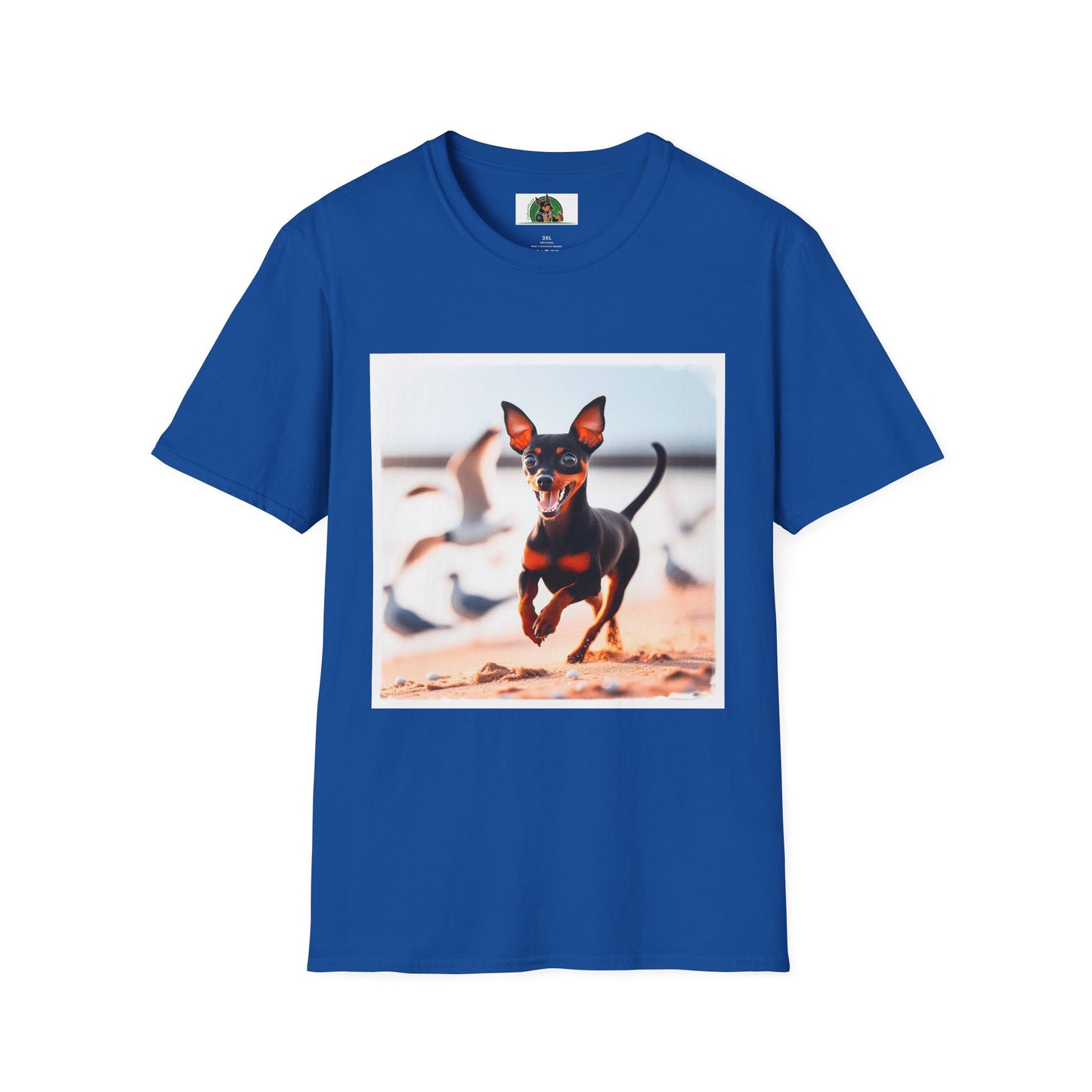 Min Pin T-Shirt T-Shirt Printify XS Royal