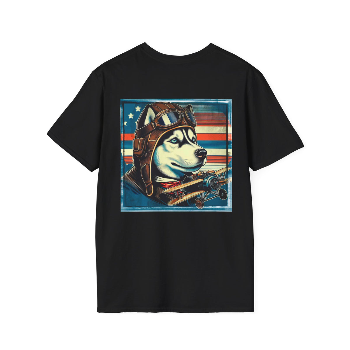 Husky hero shirt Back Design