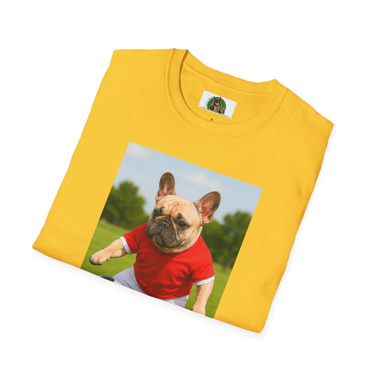 Sports Soccer French Bulldog T-Shirt