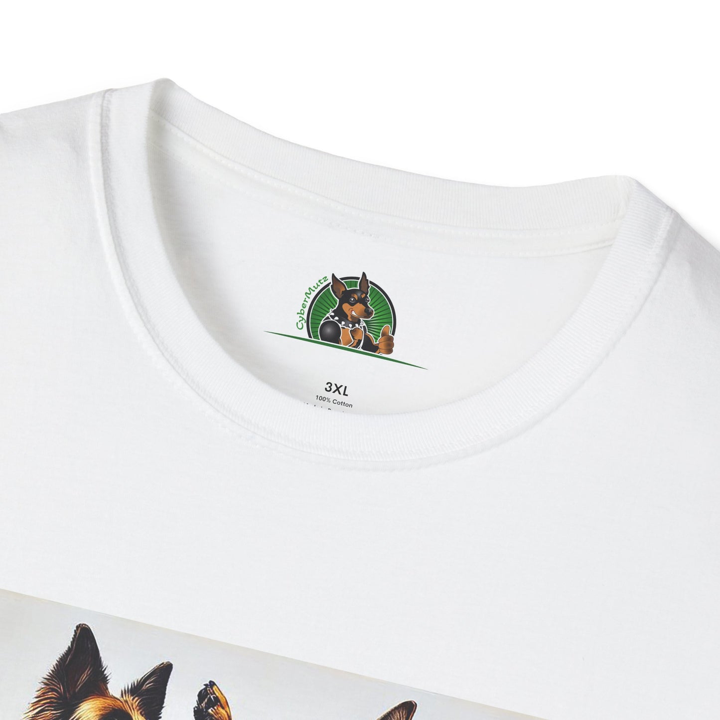 Dancing German Shepherd Unisex T-Shirt T-Shirt Printify