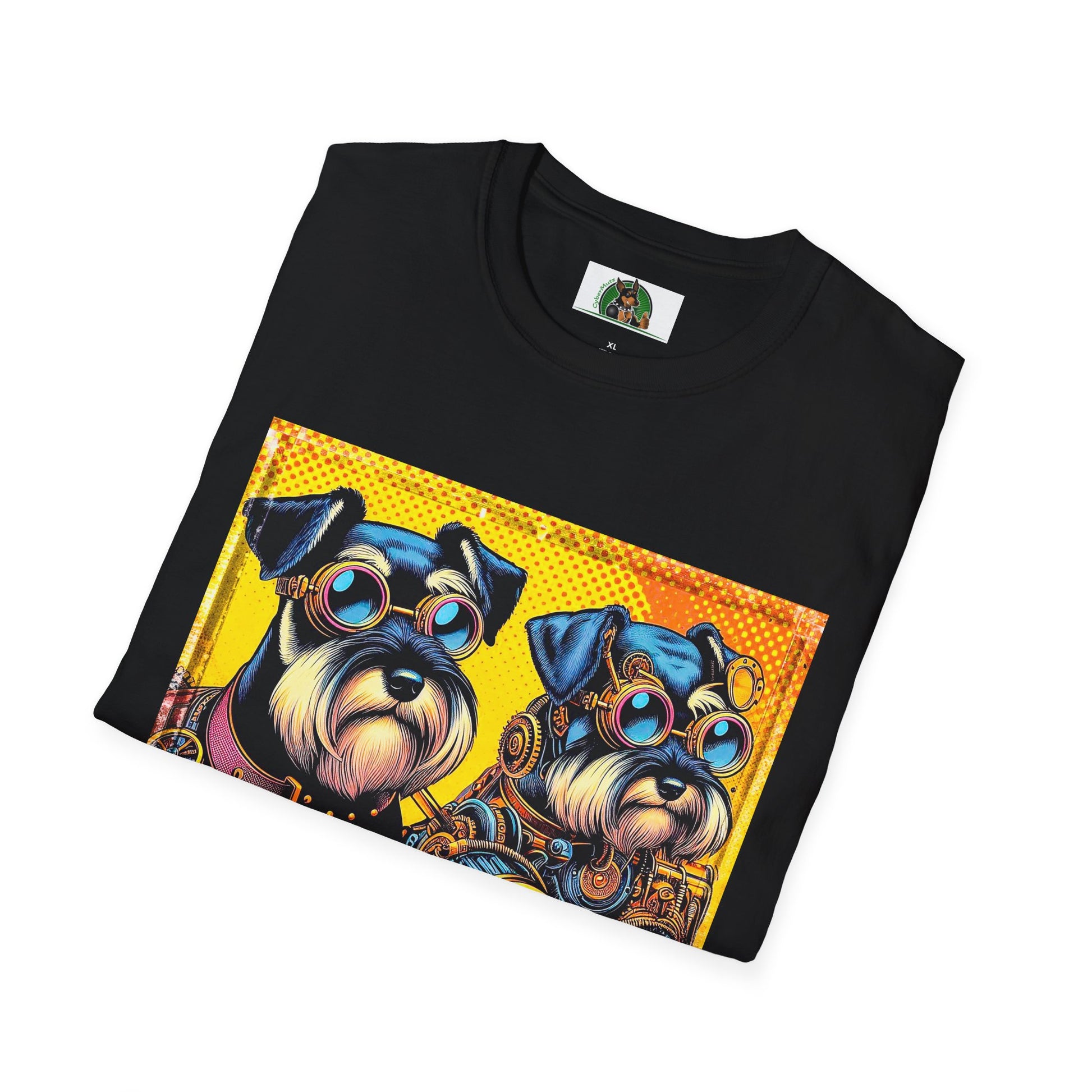 Miniature Schnauzer steam punk cuties shirt T-Shirt Printify