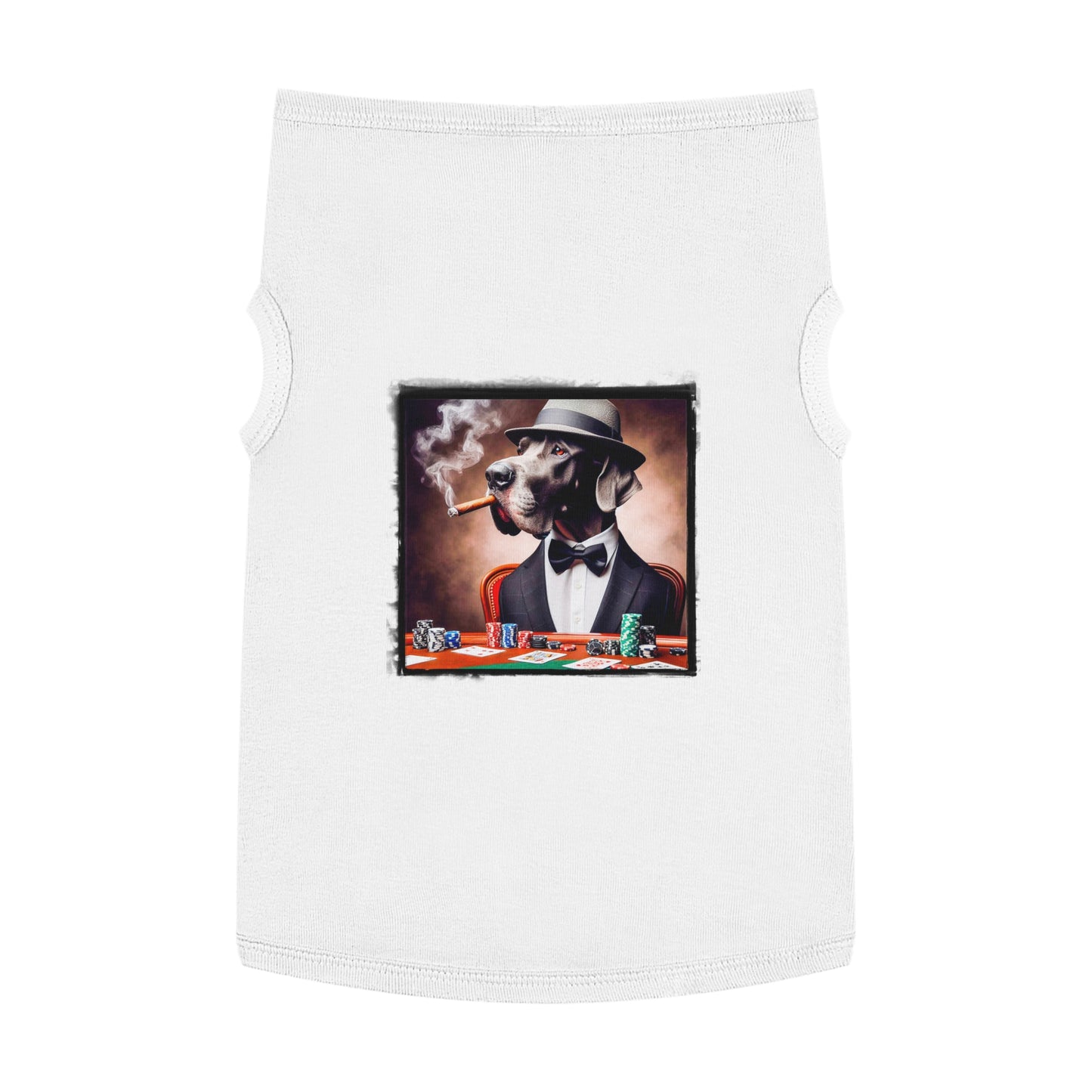 Pet Tank Top Great Dane Pets Printify XL White