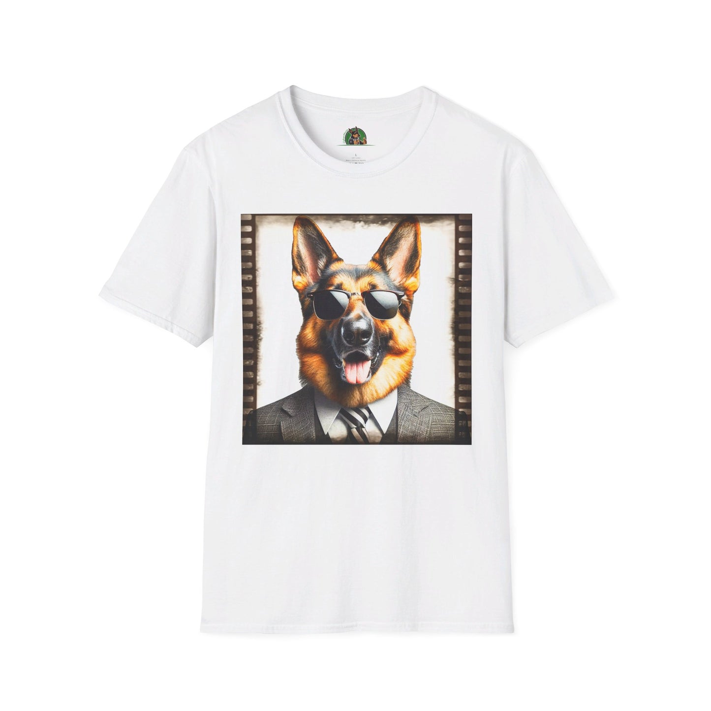 German Shepherd T-Shirt Printify White S 