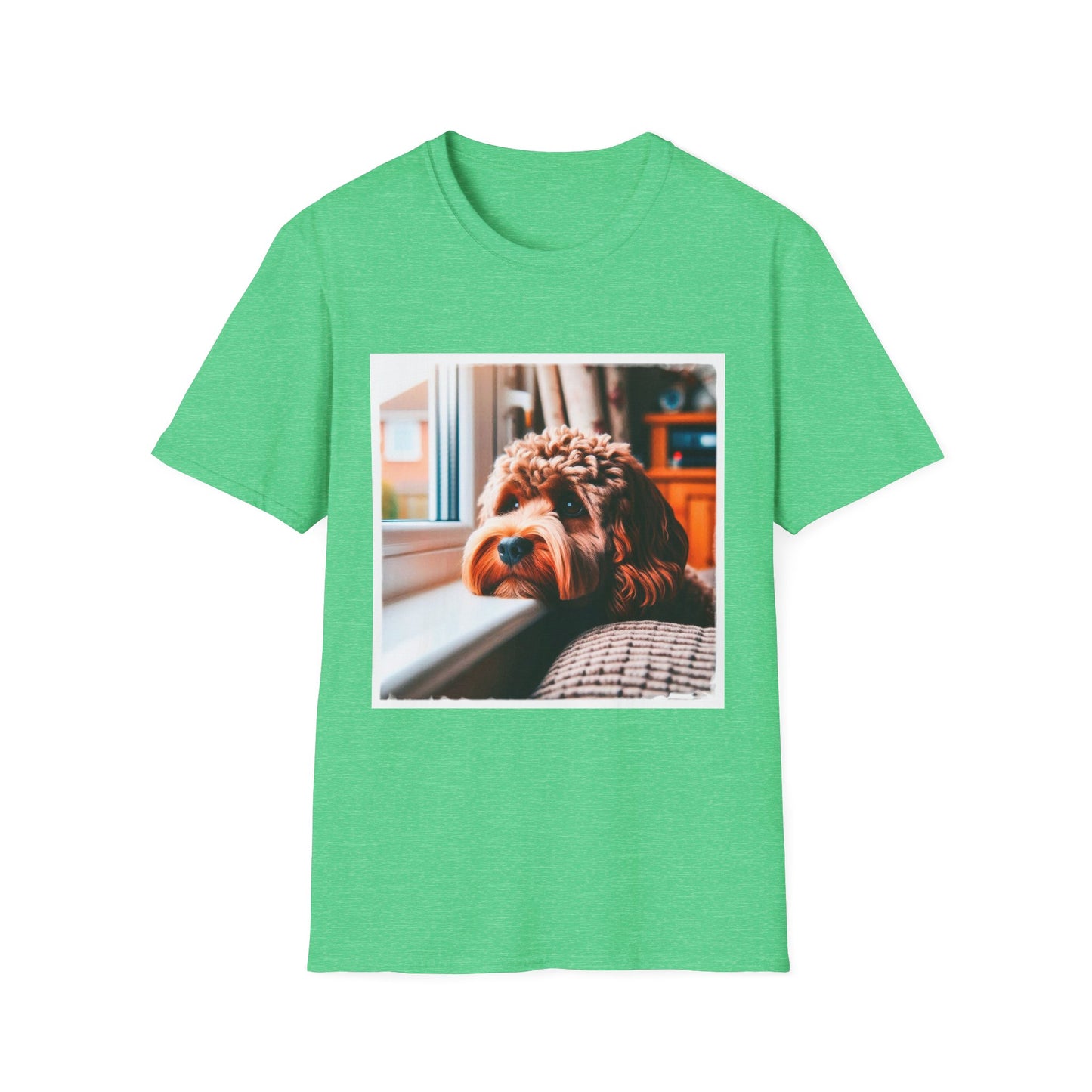 CockerPoo T-Shirt Printify S Heather Irish Green