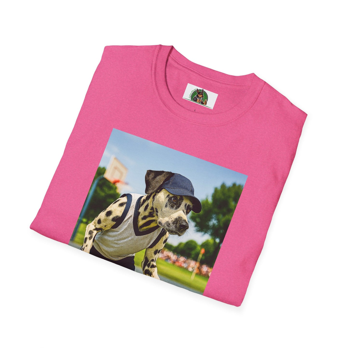 Basketball Dalmatian Unisex T-Shirt