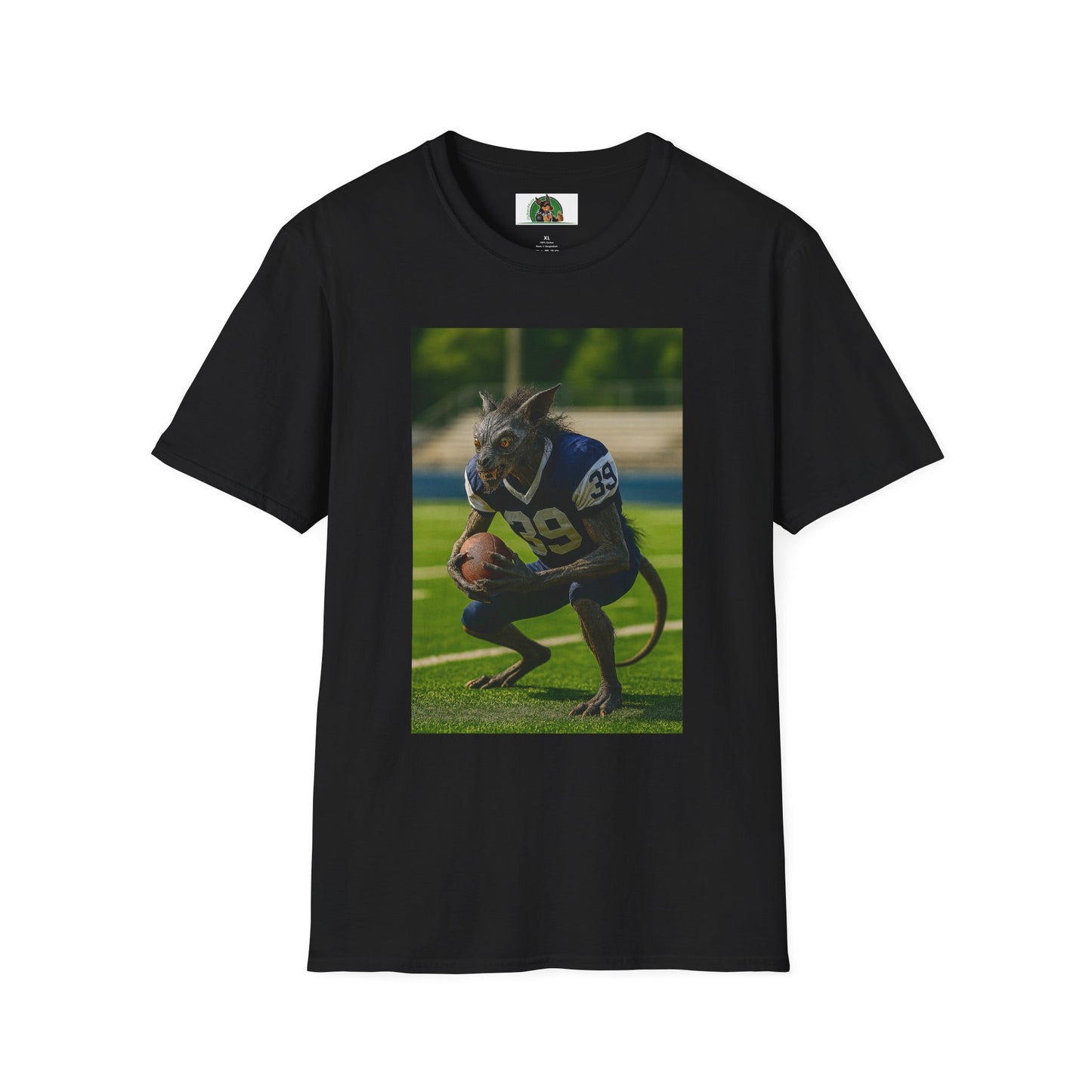 Chupacabra Sports T-Shirt Football T-Shirt Printify Black XS