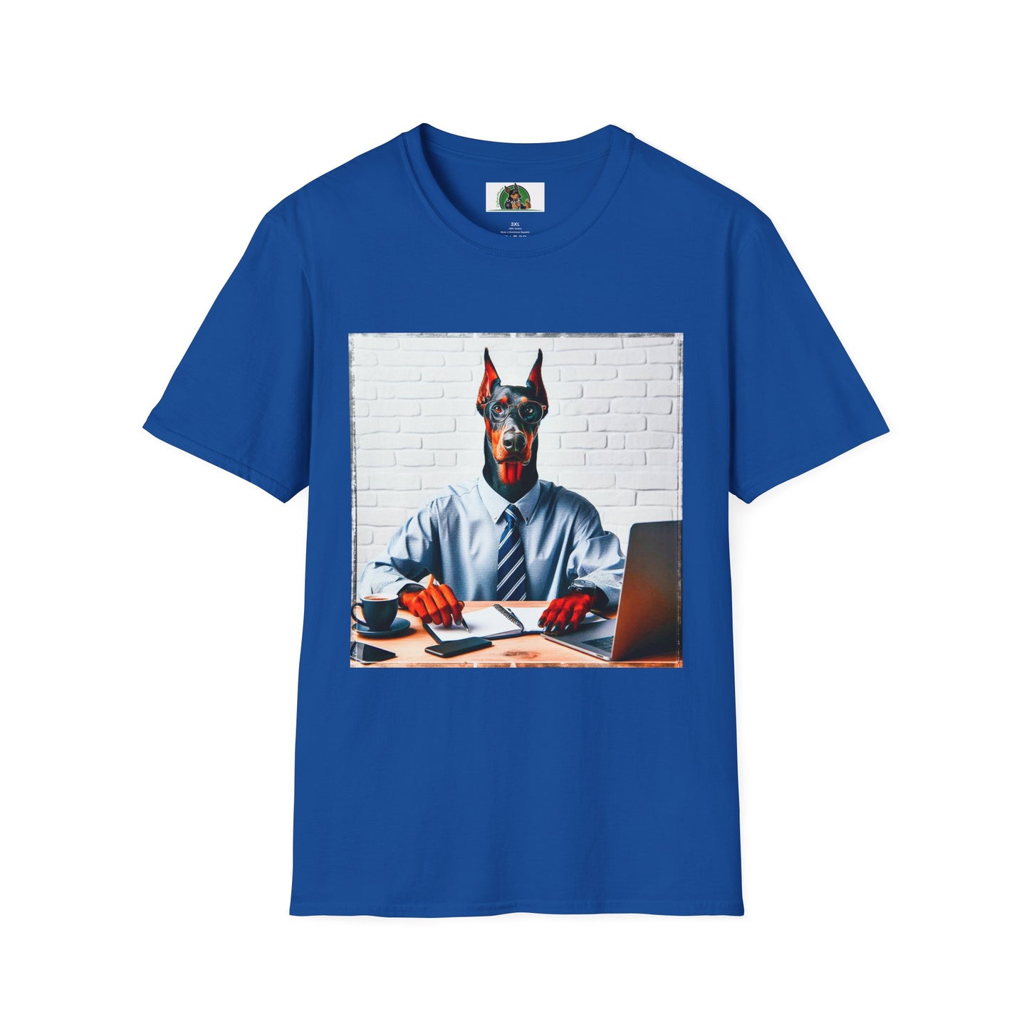 Doberman T-Shirt Printify XS Royal