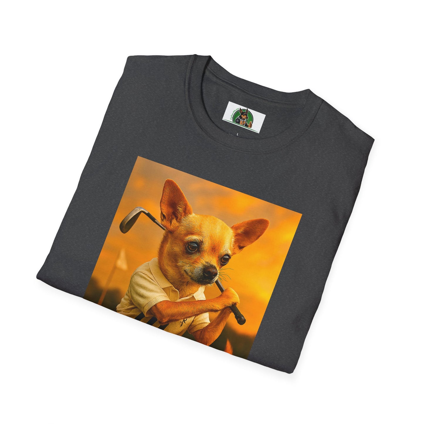 Chihuahua Golf T-Shirt Sports T-Shirt Printify