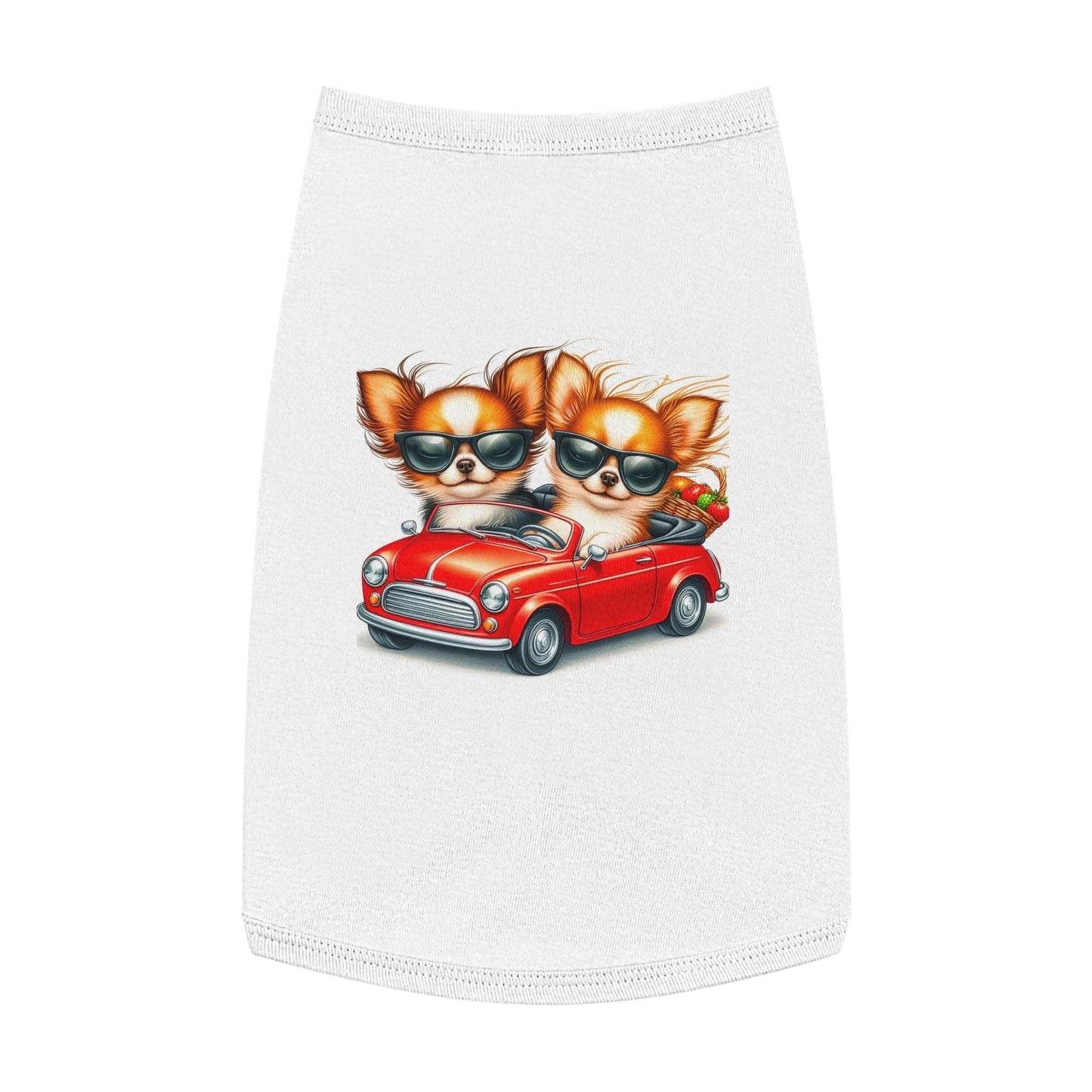 Pet Tank Top Chihuahua Pets Printify L White