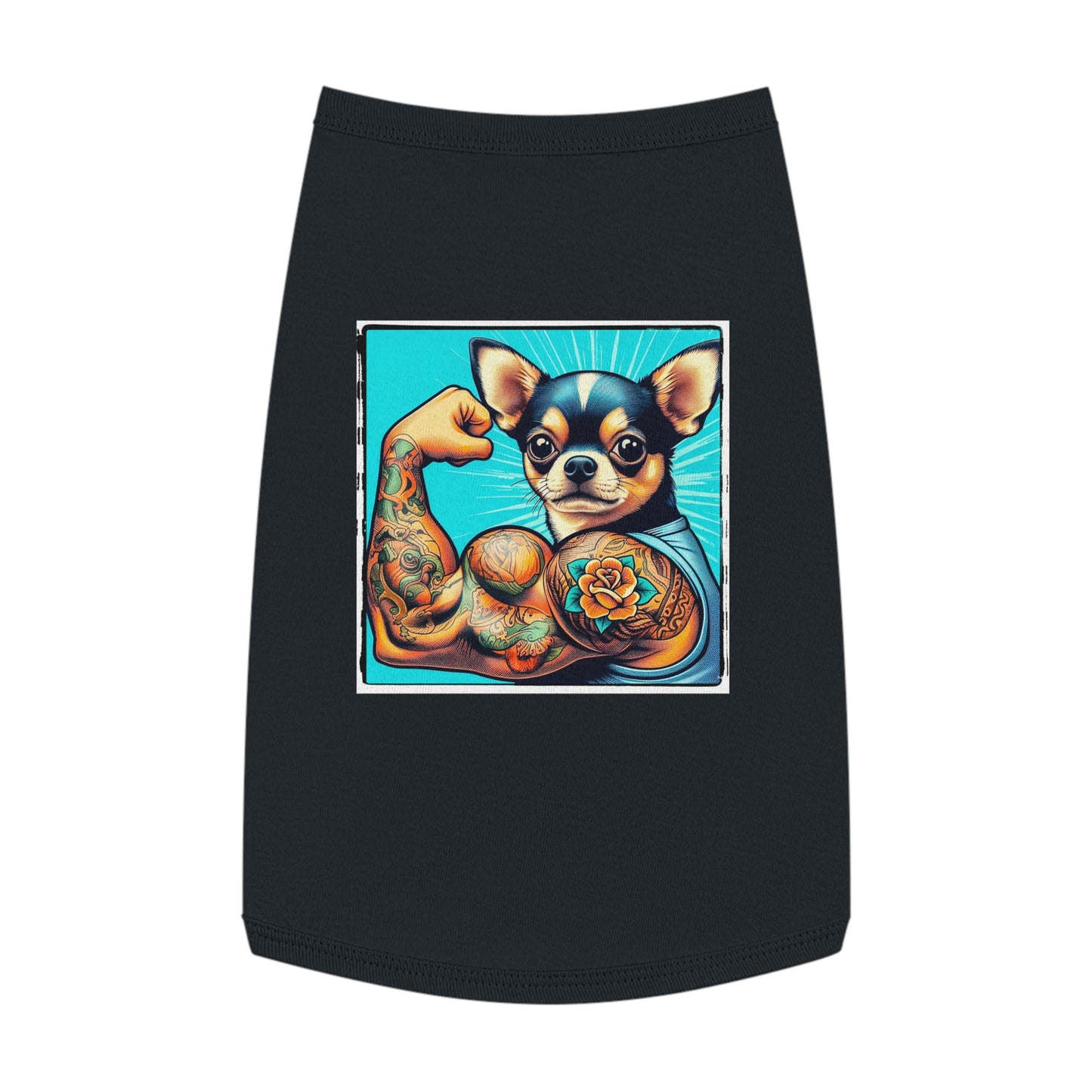 Pet Tank Top Chihuahua Pets Printify L Black