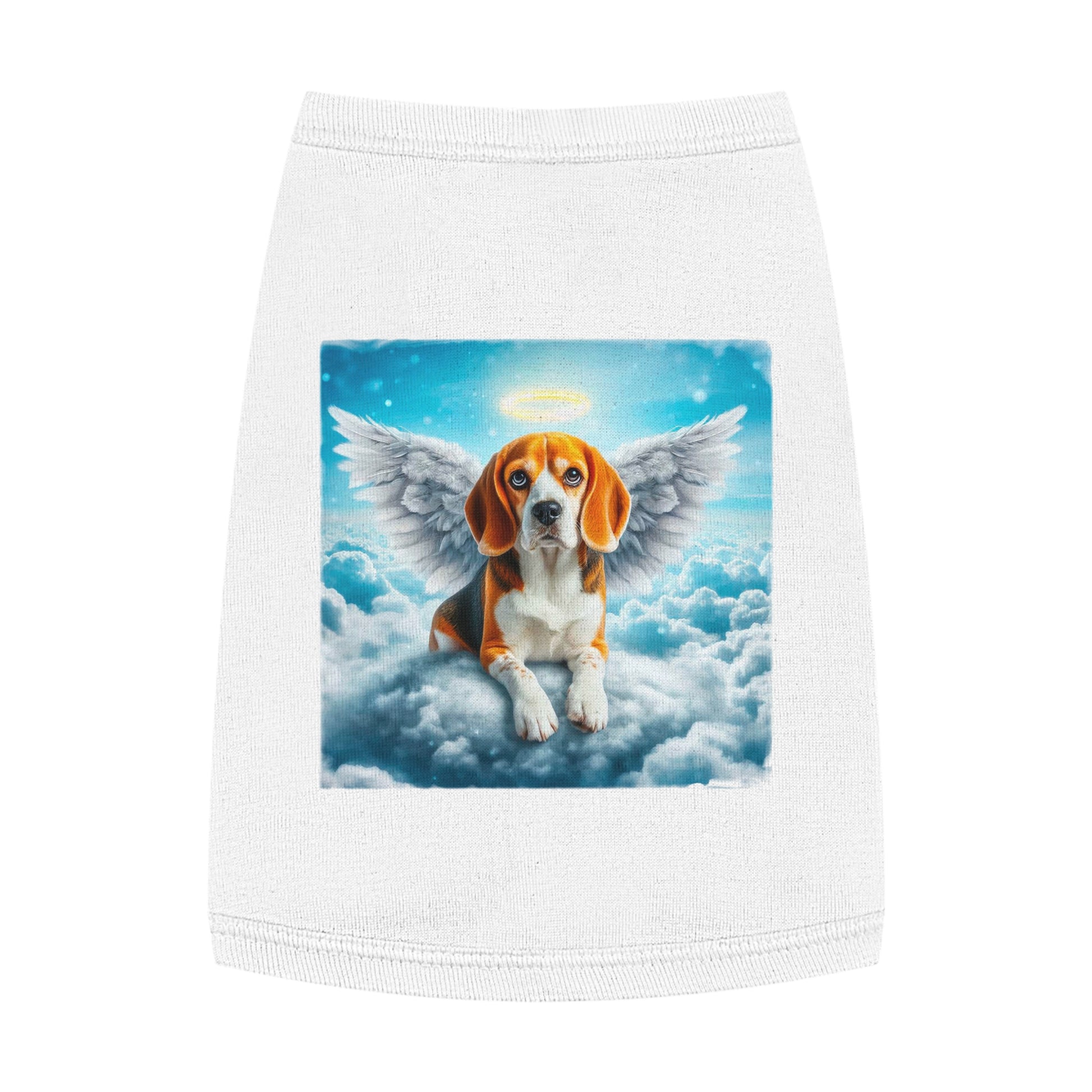 Pet Tank Top Beagle Angel Pets Printify   