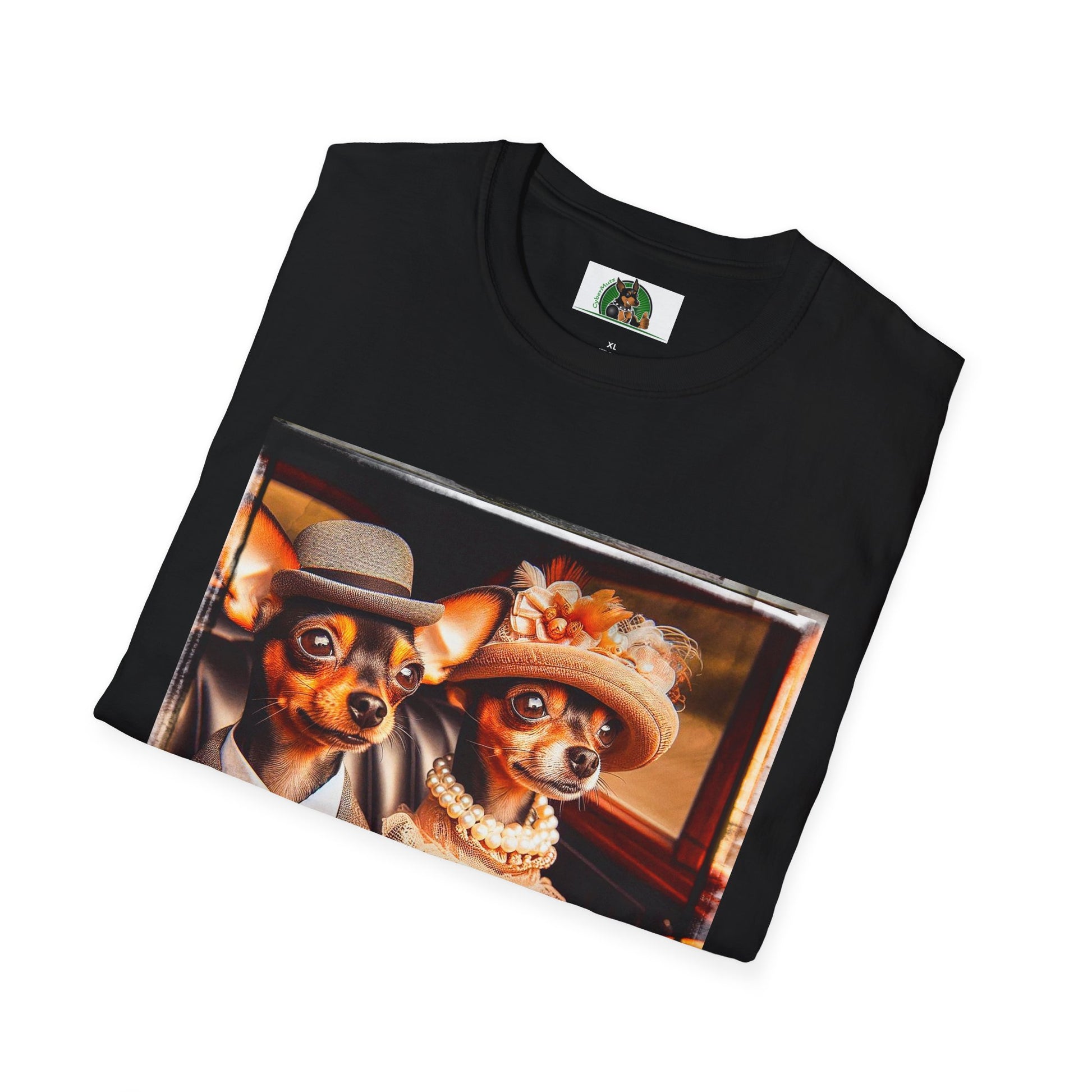 Wacky Min Pin T-Shirt small couple T-Shirt Printify