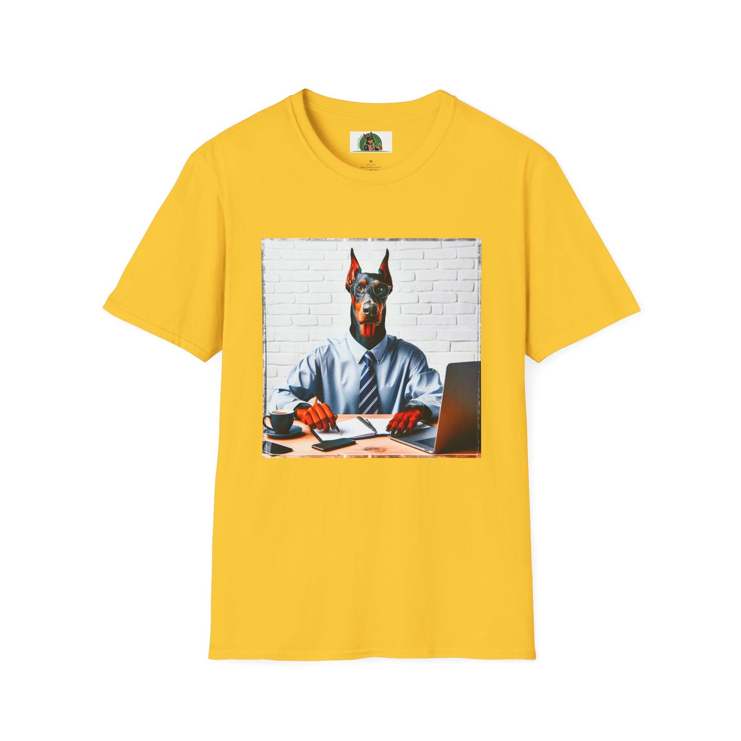 Doberman T-Shirt Printify S Daisy