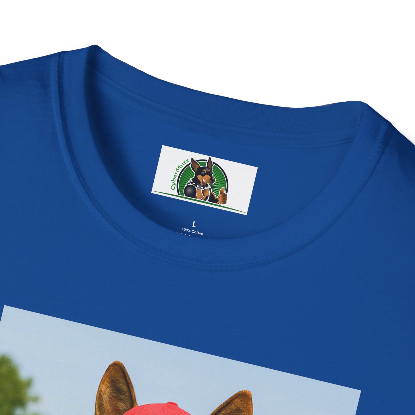 German Shepherd Playing Baseball T-Shirt — Sports Dog Tee T-Shirt Printify