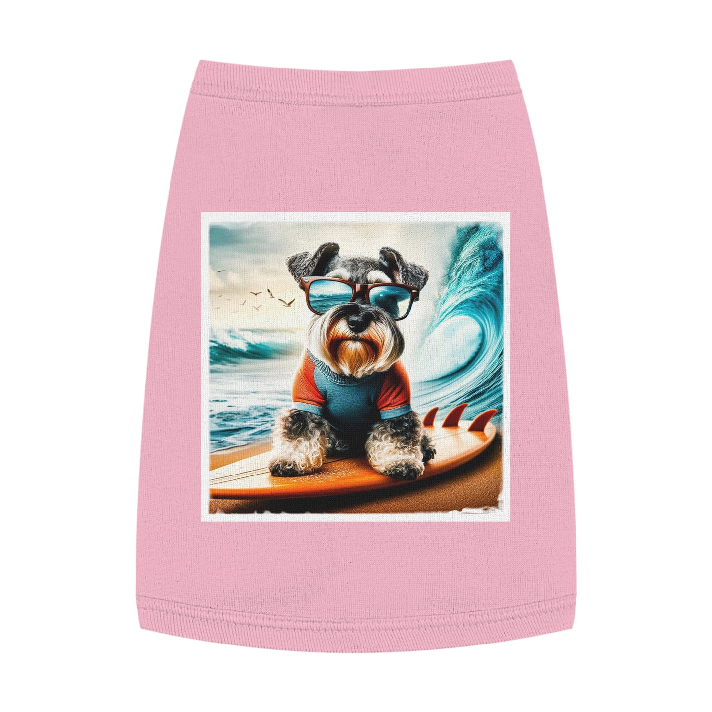 Pet Tank Top Miniature Schnauzer Pets Printify M Pink 