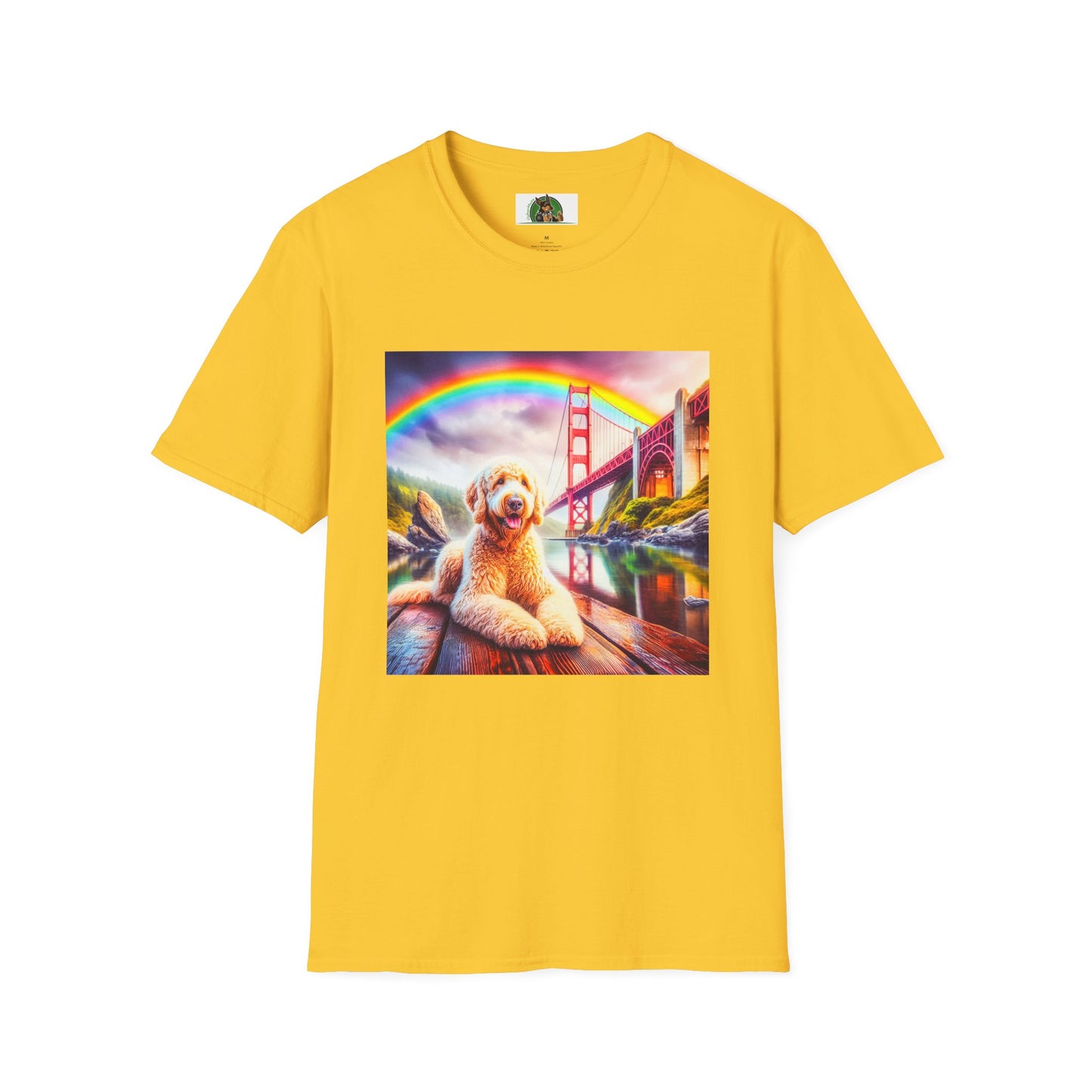 Golden Doodle pretty lake t shirt T-Shirt Printify S Daisy