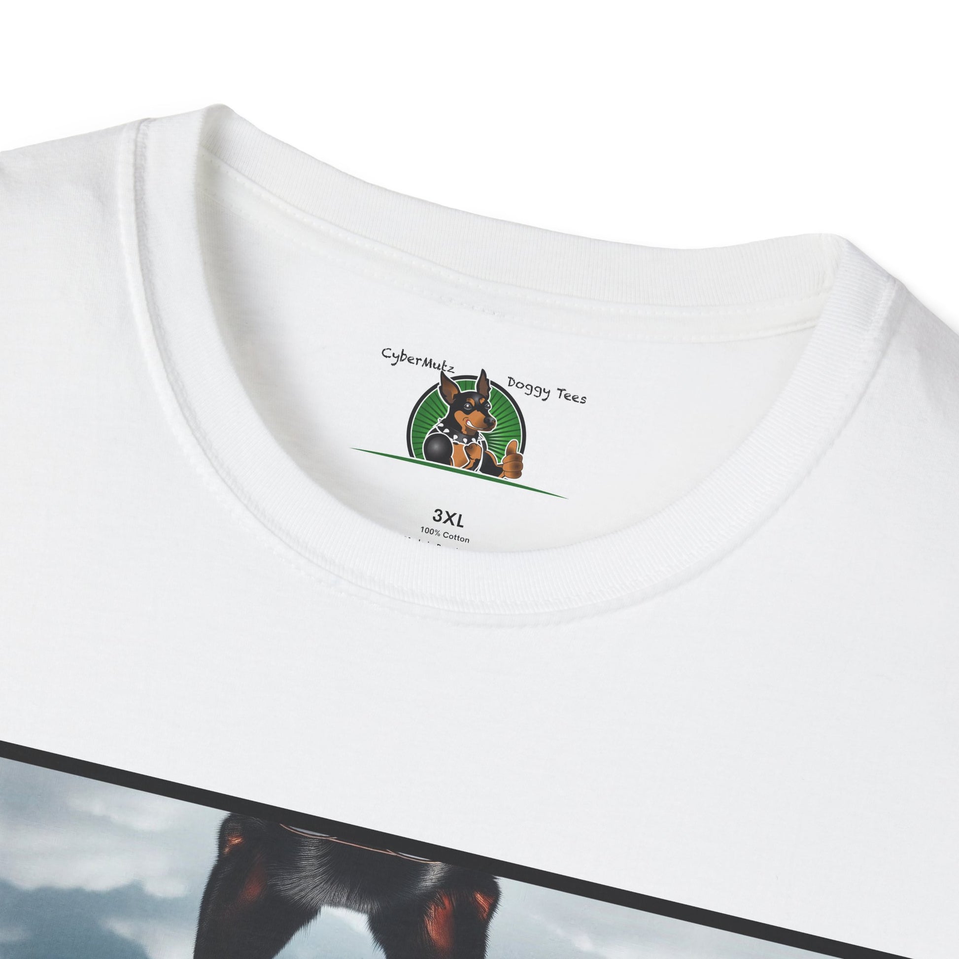 German Shepherd Agent Dog Unisex Softstyle T-Shirt T-Shirt Printify