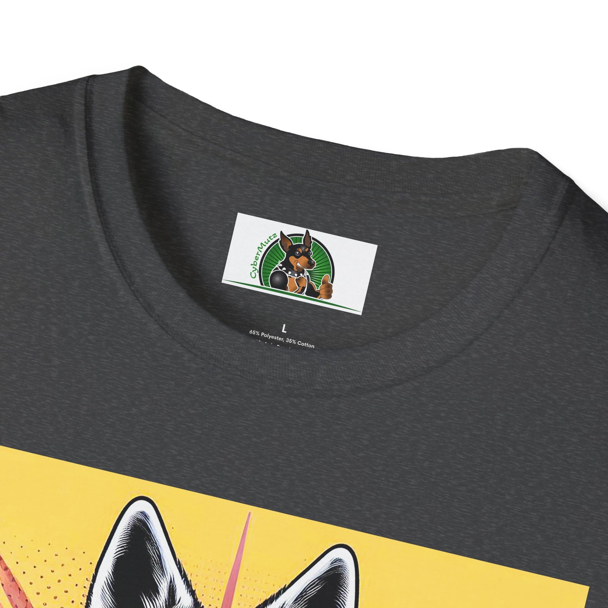 German Shepherd arms and flexing shirt T-Shirt Printify