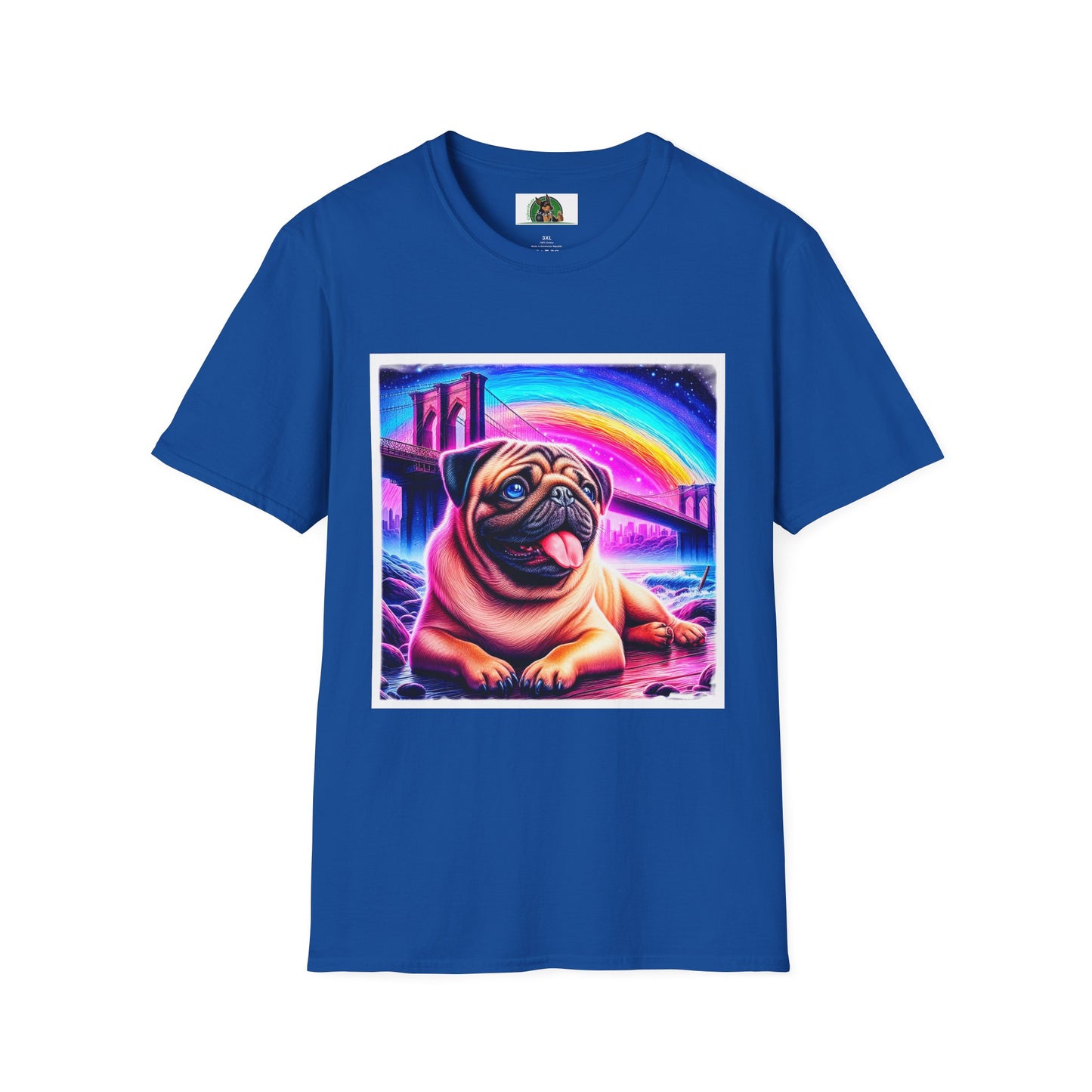 Pugs T-Shirt Printify XS Royal 