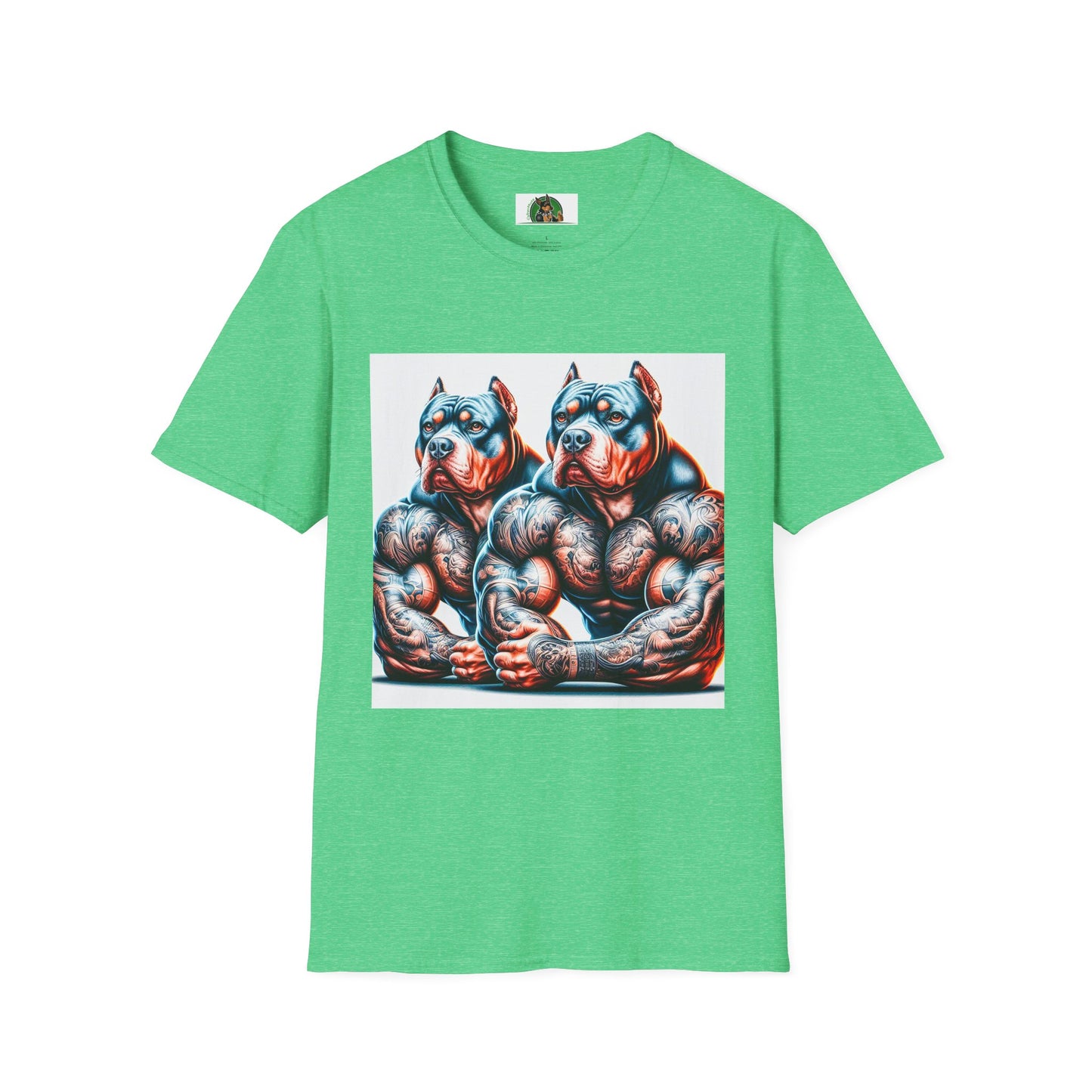 Pit Bull personal trainers shirt T-Shirt Printify S Heather Irish Green