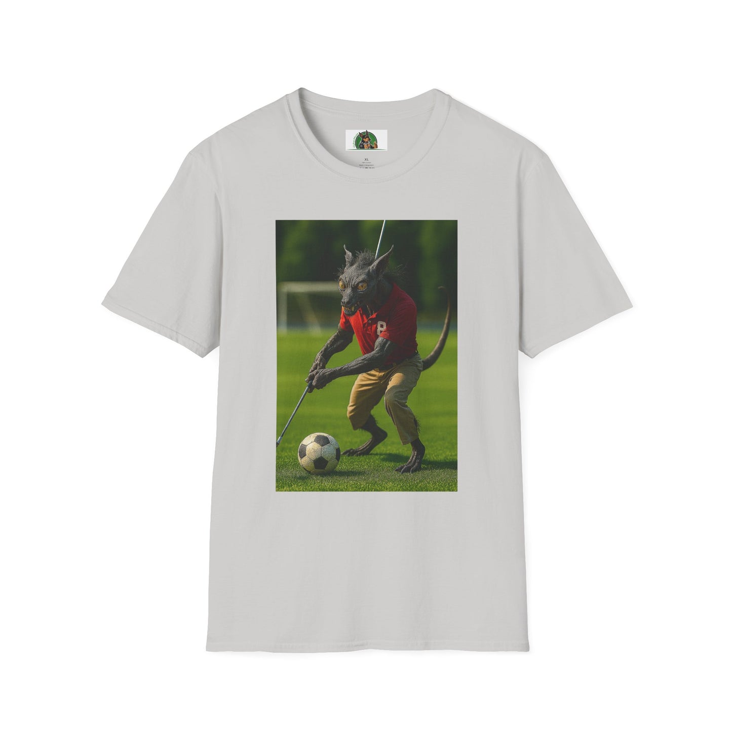 Golf Chupacabra T-Shirt Sports T-Shirt Printify Ice Grey S