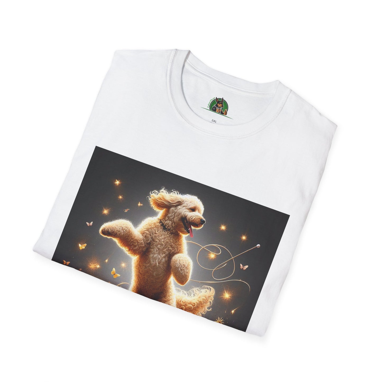 Dancing Golden Doodle T-Shirt T-Shirt Printify