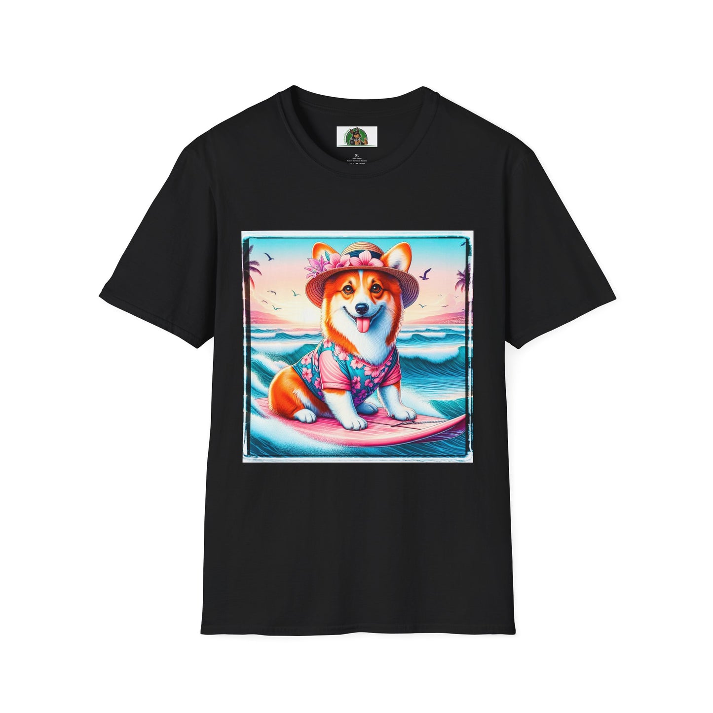 Pembroke Welsh Corgi T-Shirt Printify XS Black