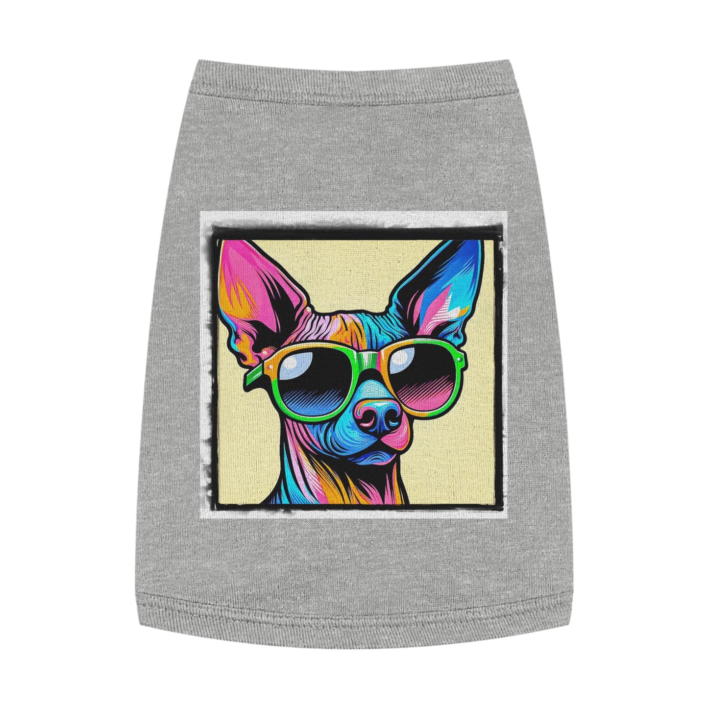 Pet Tank Top Mexican Hairless Pets Printify M Heather