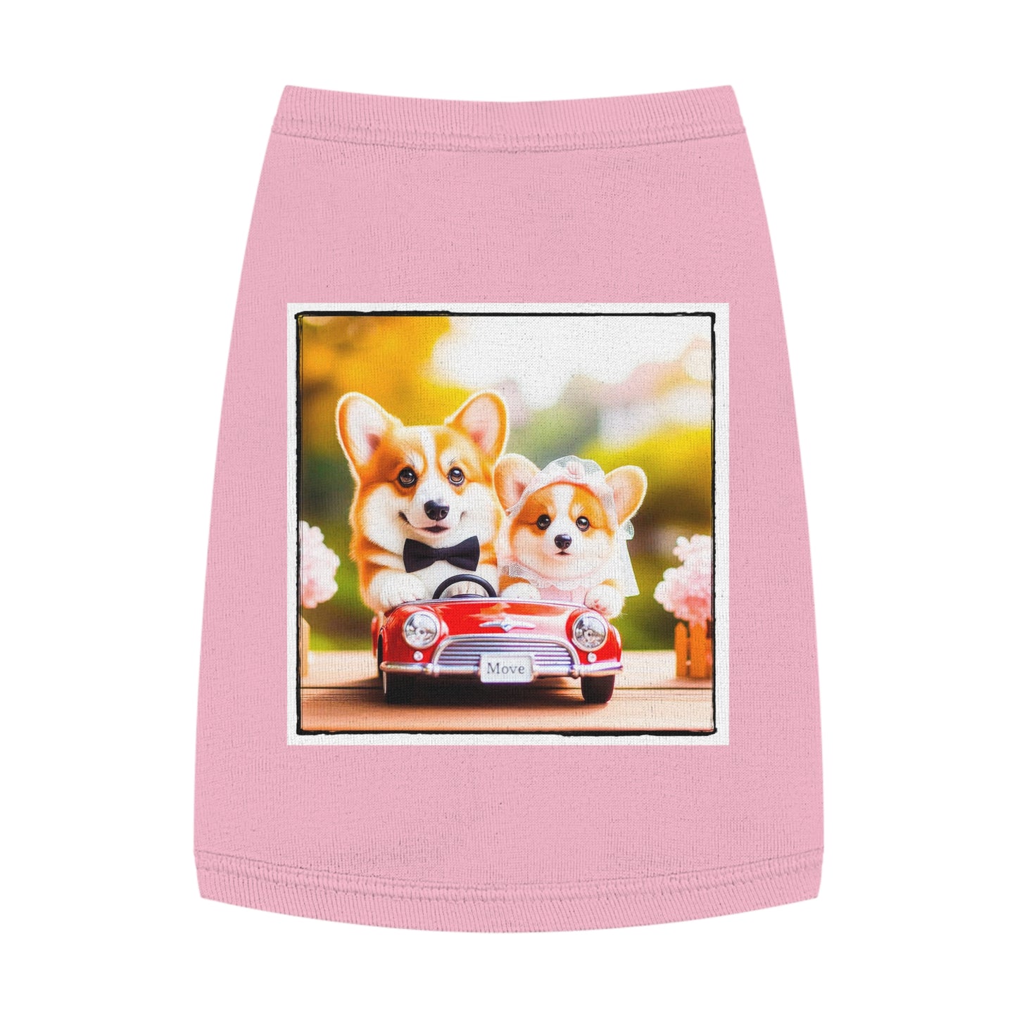 Wacky Pet Tank Top Pembroke Welsh Corgi Pets Printify M Pink 