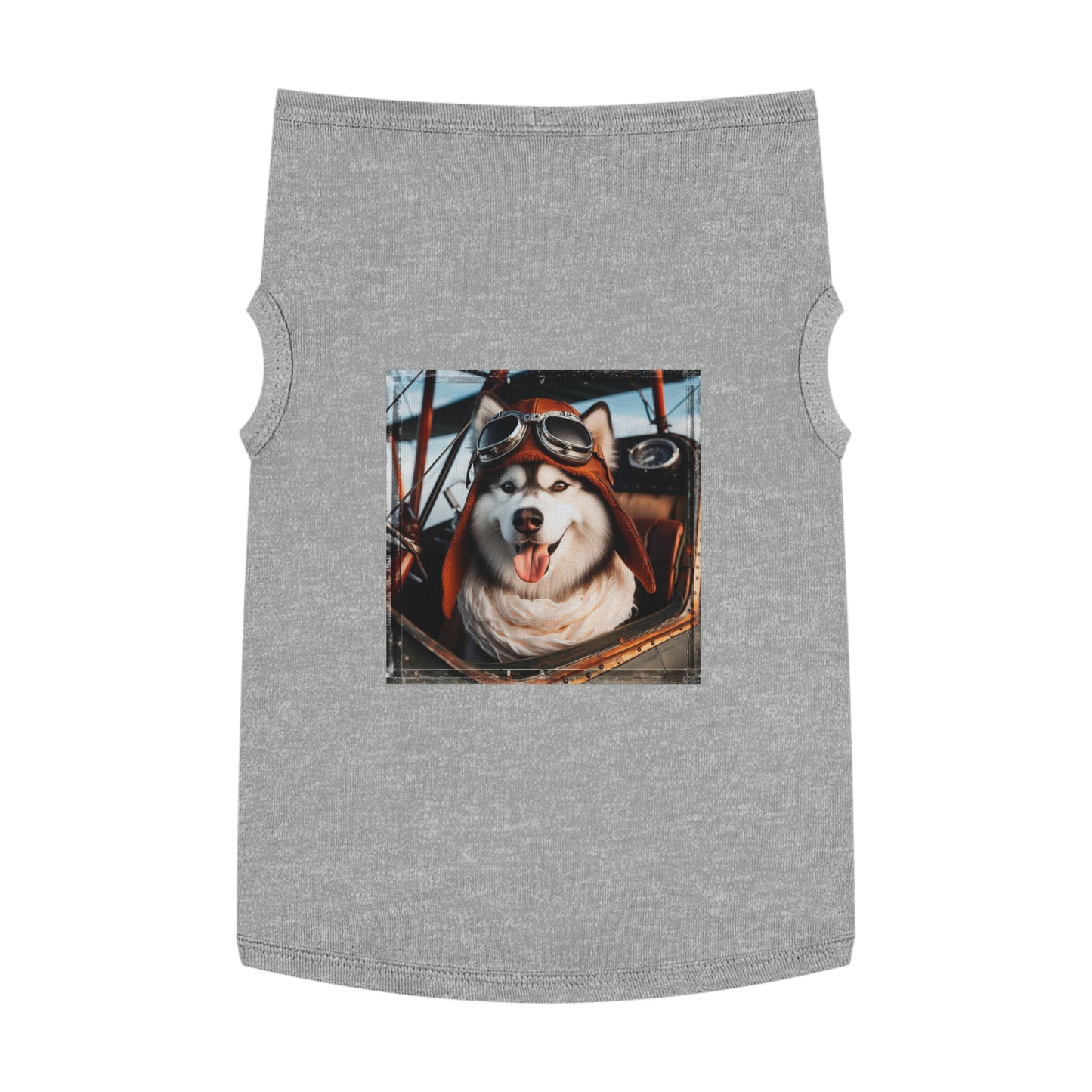 Pet Tank Top Husky Pets Printify XL Heather 