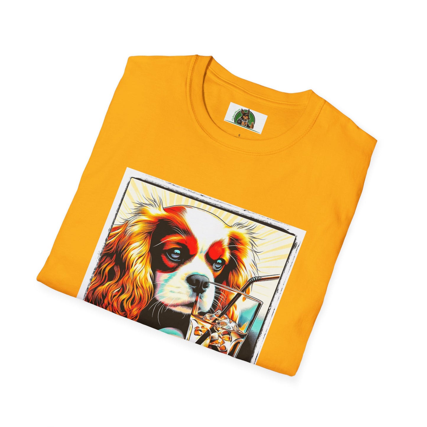 Cavalier King Charles Spaniel Sipping Tea TShirt