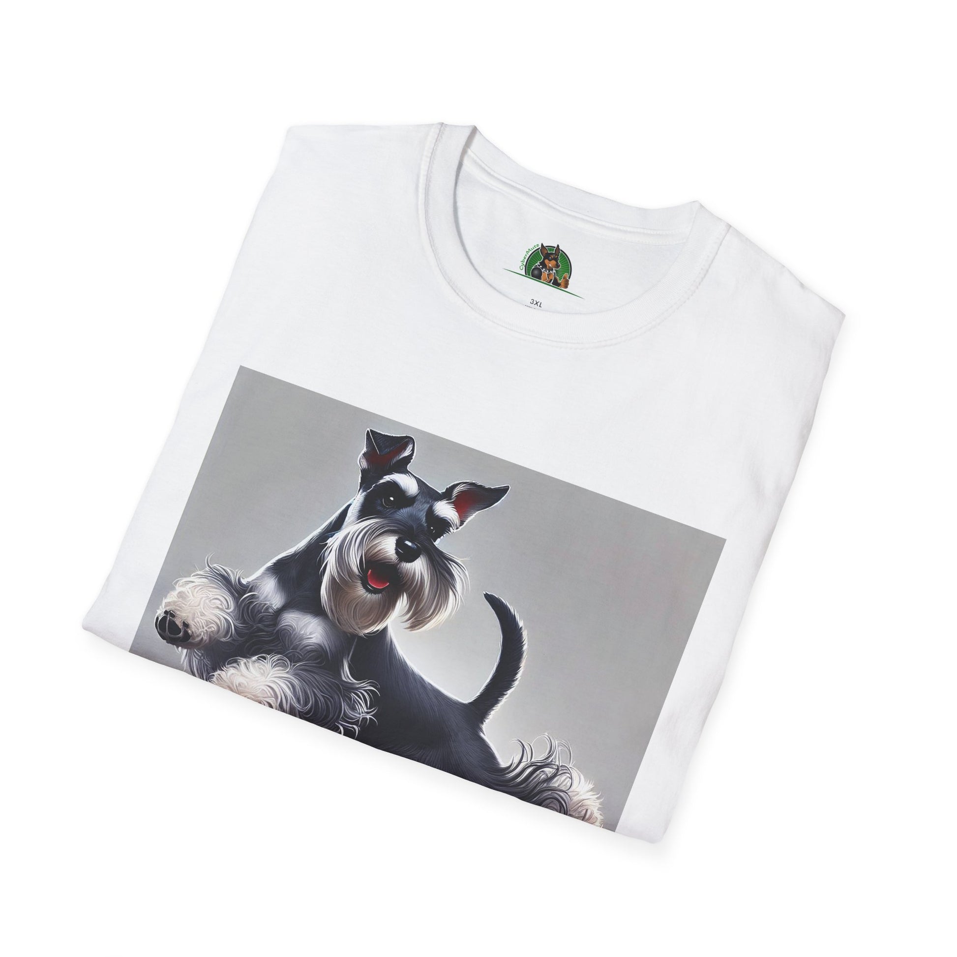 Dancing Miniature Schnauzer T-Shirt T-Shirt Printify