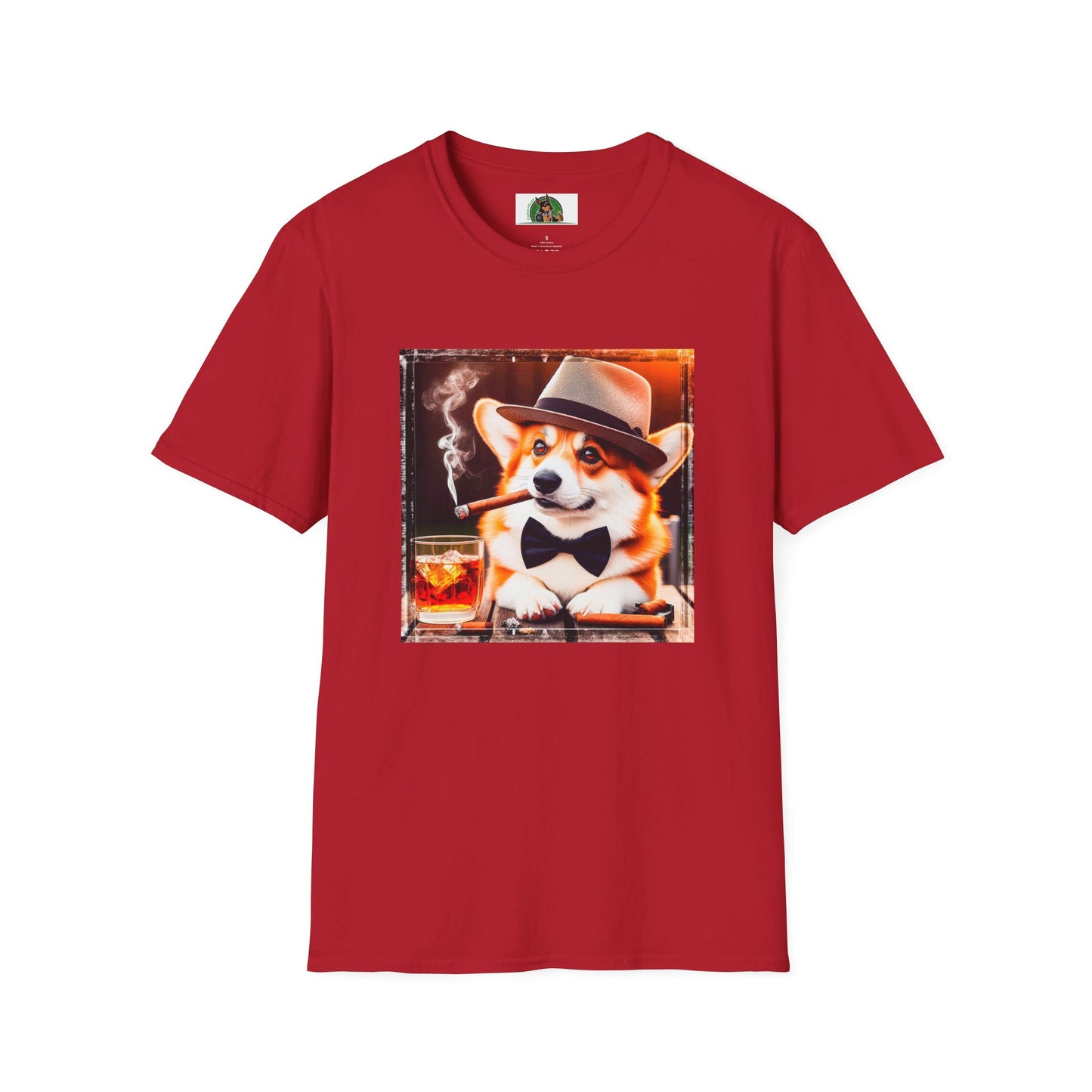 Pembroke Welsh Corgi T-Shirt Printify S Cherry Red 