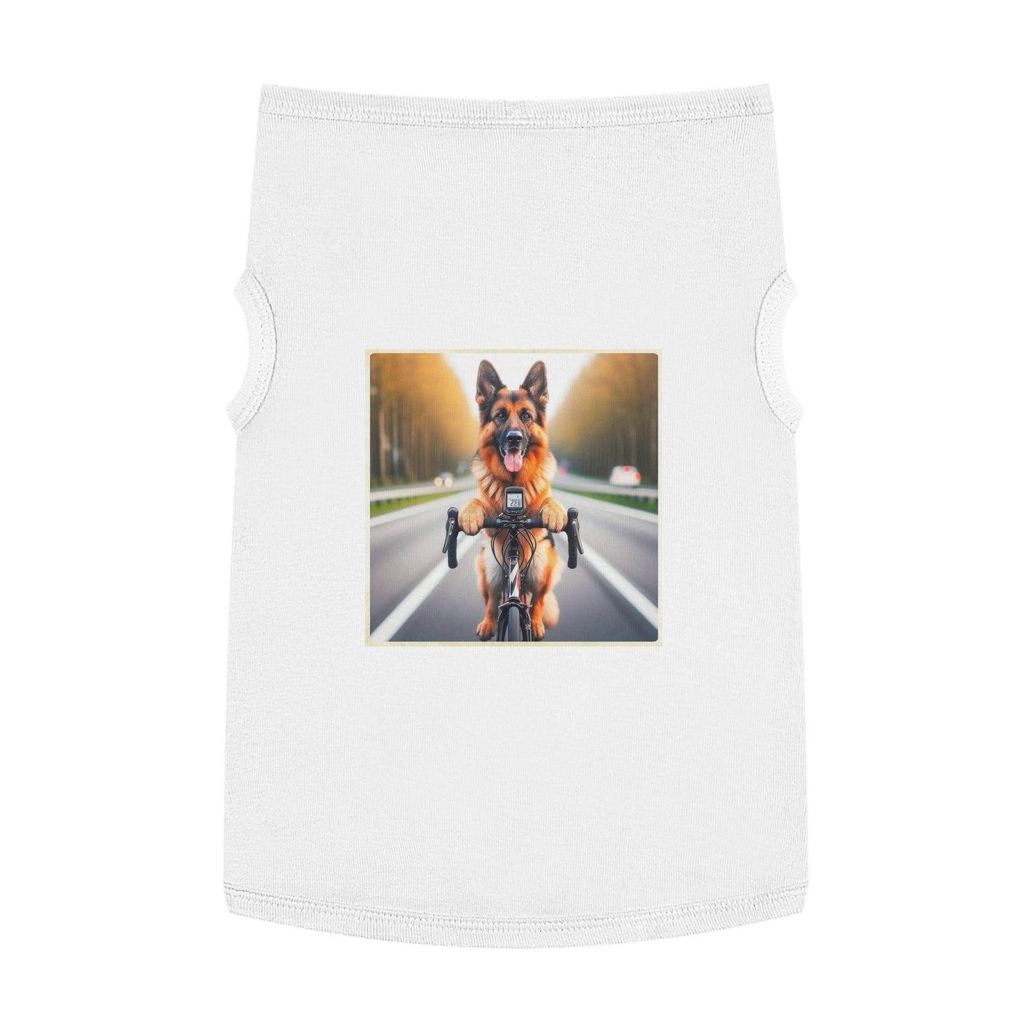 Pet Tank Top German Shepherd Pets Printify XL White