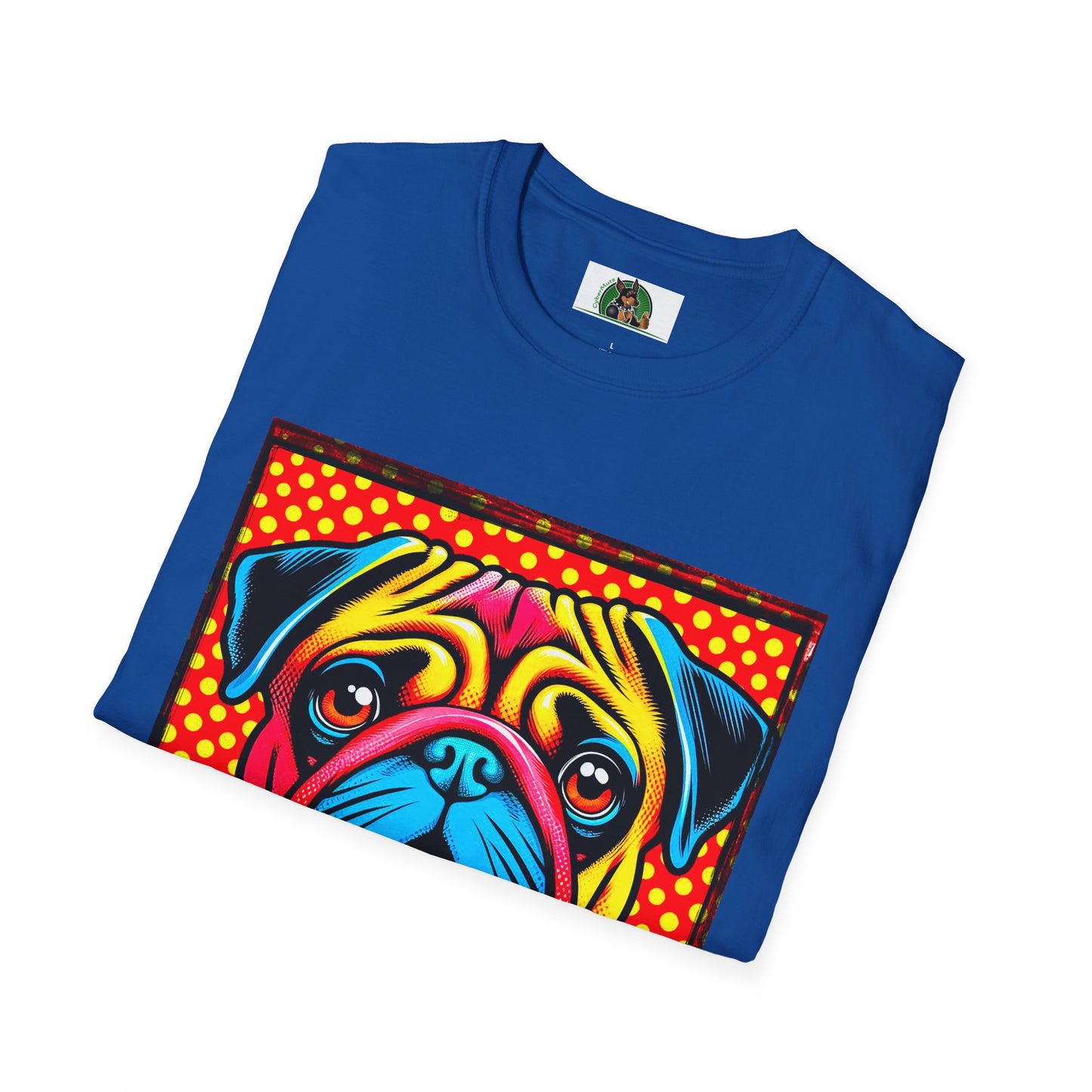 Pugs Pop Art T-Shirt T-Shirt Printify