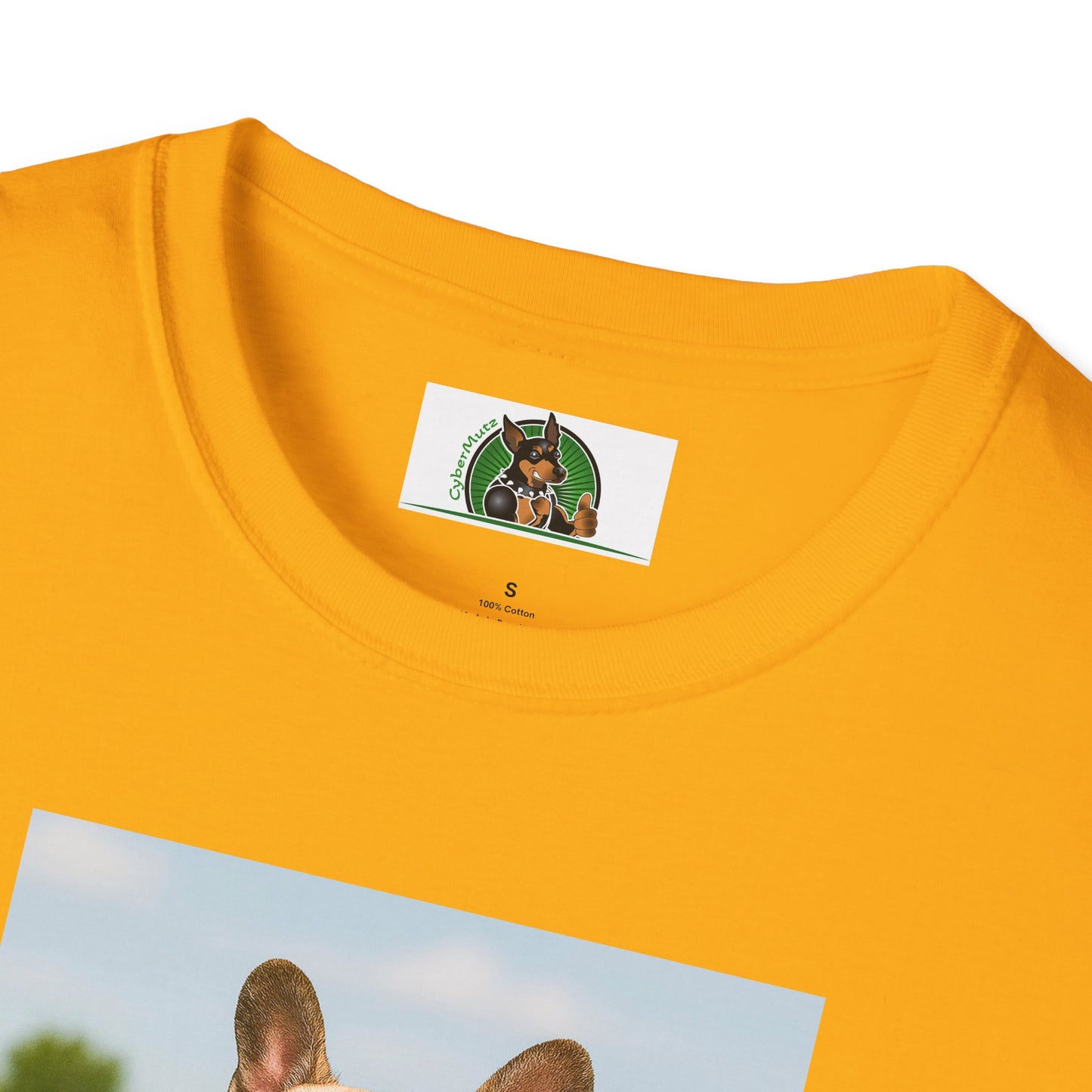 Sports Soccer French Bulldog T-Shirt