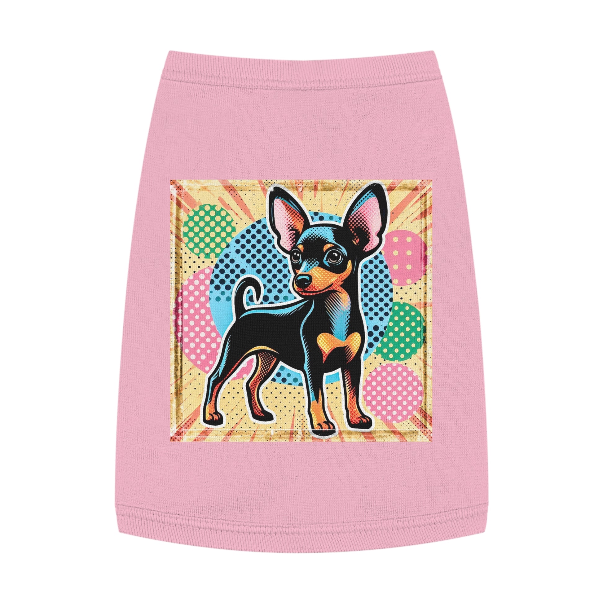 Dog Tank Top - Min Pin Tank Tops Pets Printify   