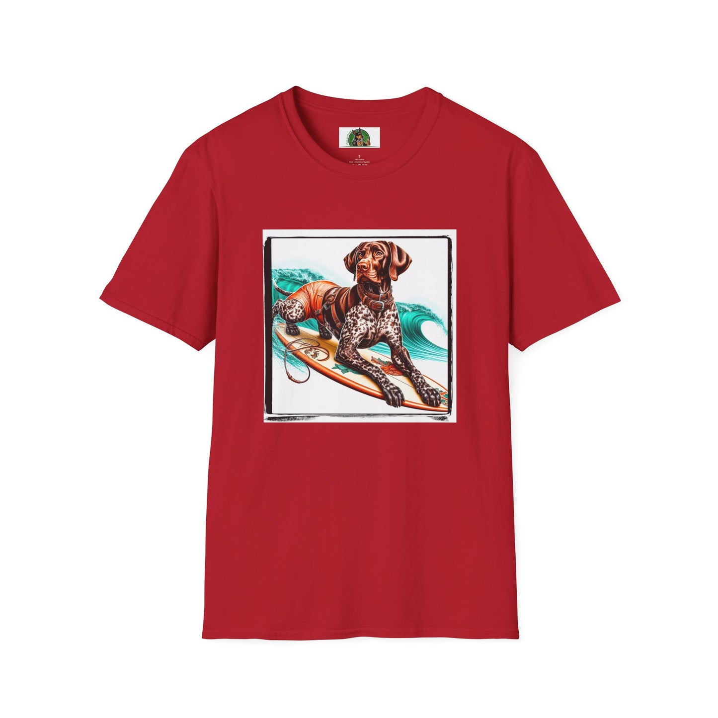 German Shorthaired Pointer T-Shirt Printify S Cherry Red 